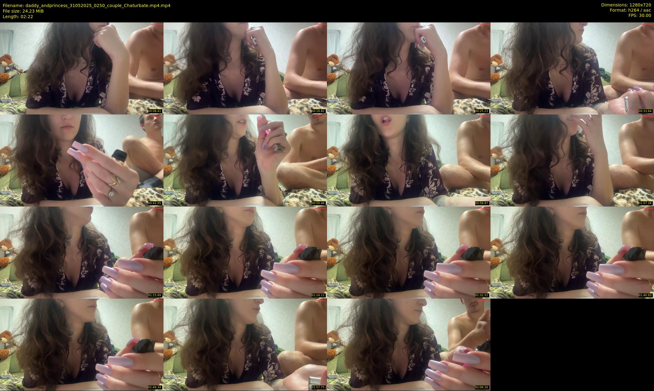 daddy_andprincess — 3 minute Chaturbate couple cam show recording, 720p, May 31, 2025