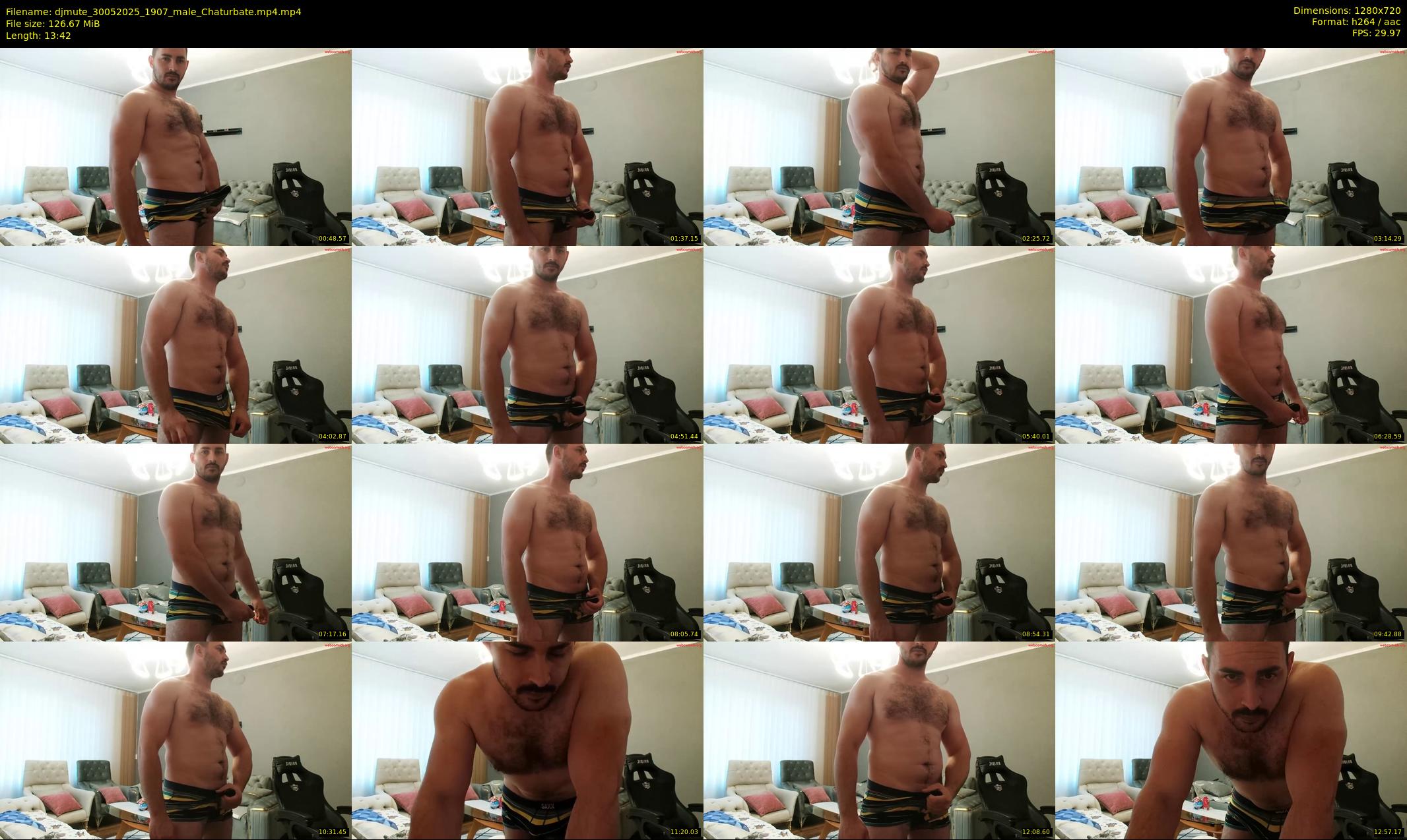 djmute — 14 minute Chaturbate male cam show recording, 720p, May 30, 2025