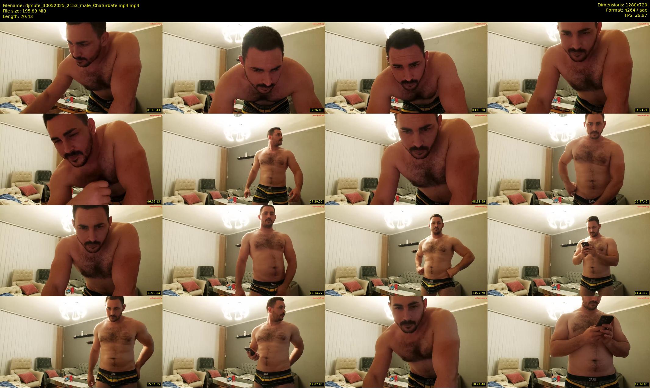 djmute — 21 minute Chaturbate male cam show recording, 720p, May 30, 2025