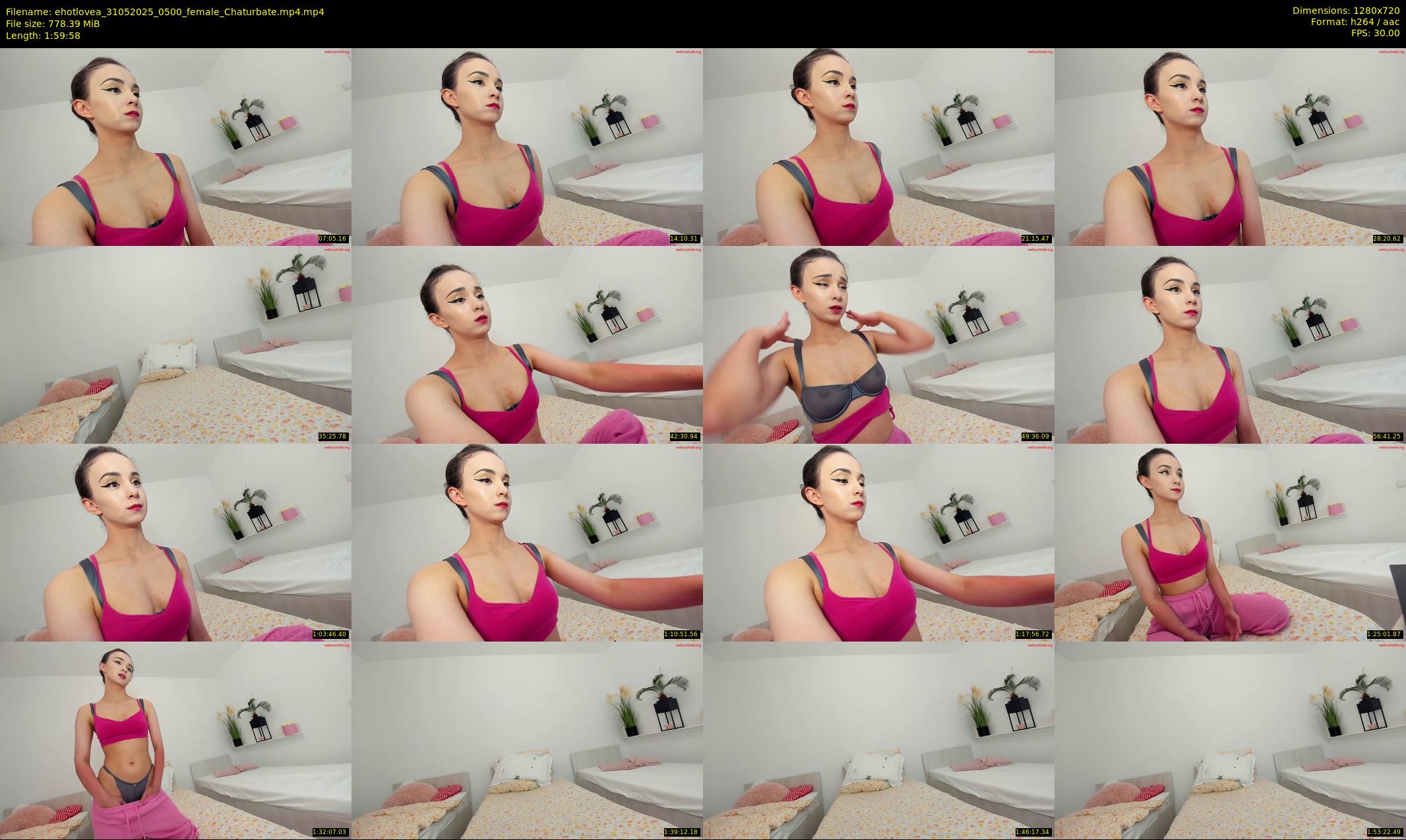 ehotlovea — 120 minute Chaturbate female cam show recording, 720p, May 31, 2025