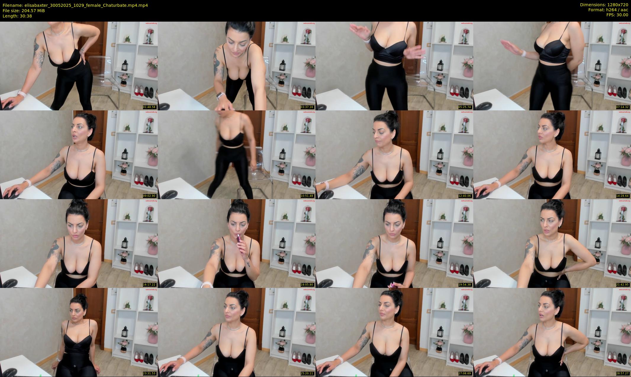 elisabaxter — 31 minute Chaturbate female cam show recording, 720p, May 30, 2025