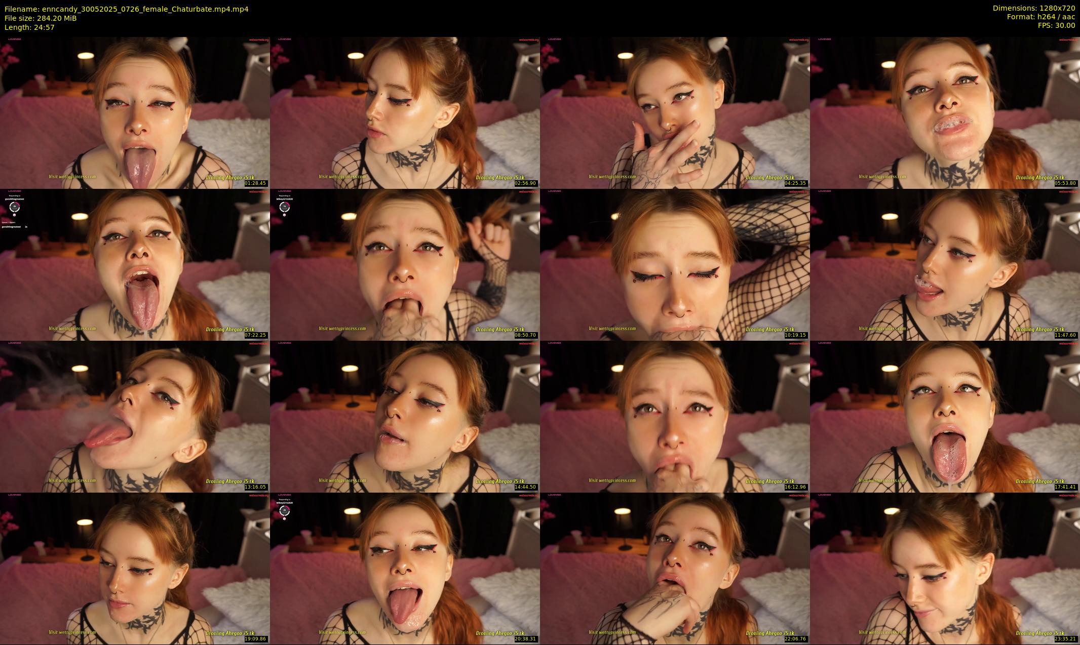 enncandy — 25 minute Chaturbate female cam show recording, 720p, May 30, 2025