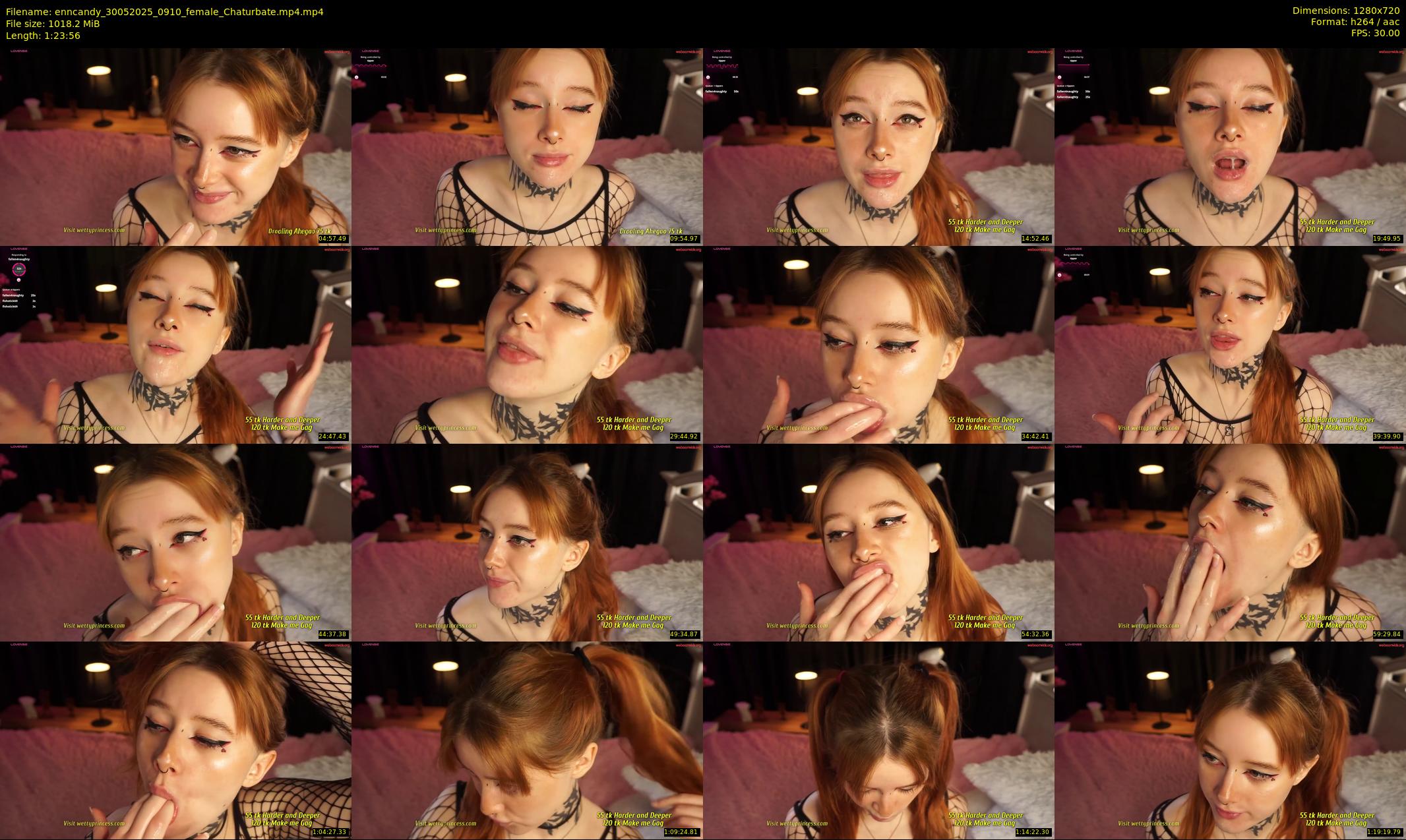 enncandy — 84 minute Chaturbate female cam show recording, 720p, May 30, 2025