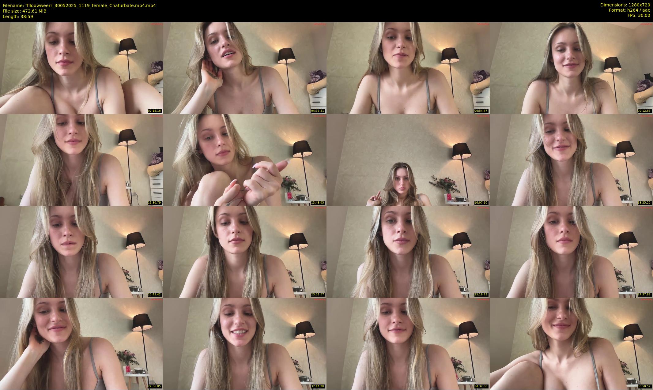 fflloowweerr — 39 minute Chaturbate couple cam show recording, 720p, May 30, 2025
