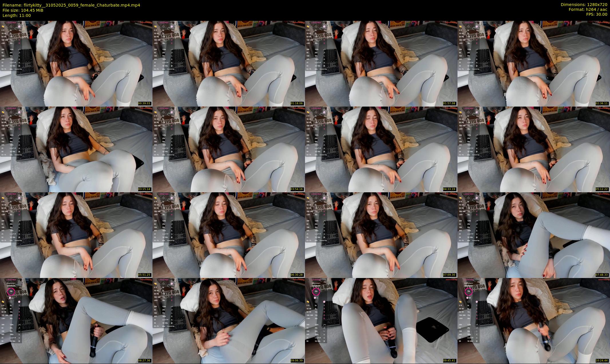 flirtykitty_ — 11 minute Chaturbate female cam show recording, 720p, May 31, 2025