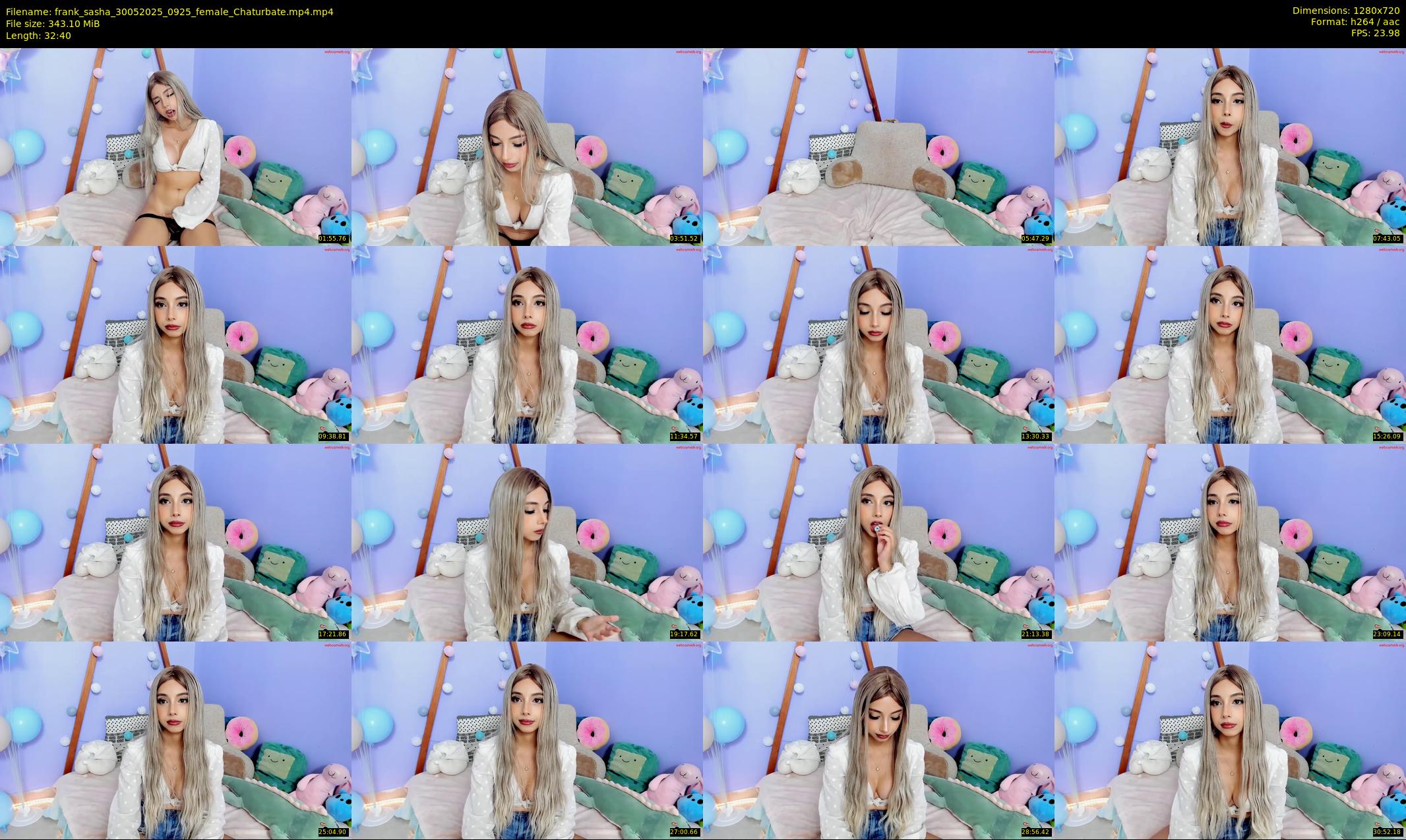 frank_sasha — 33 minute Chaturbate couple cam show recording, 720p, May 30, 2025