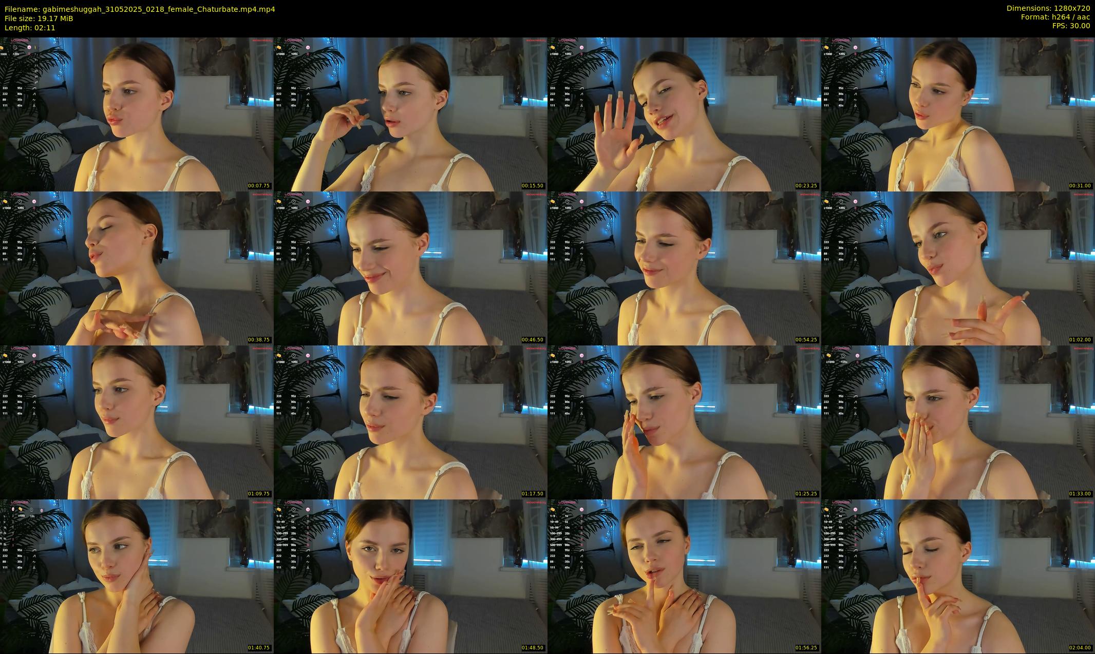 gabimeshuggah — 3 minute Chaturbate female cam show recording, 720p, May 31, 2025