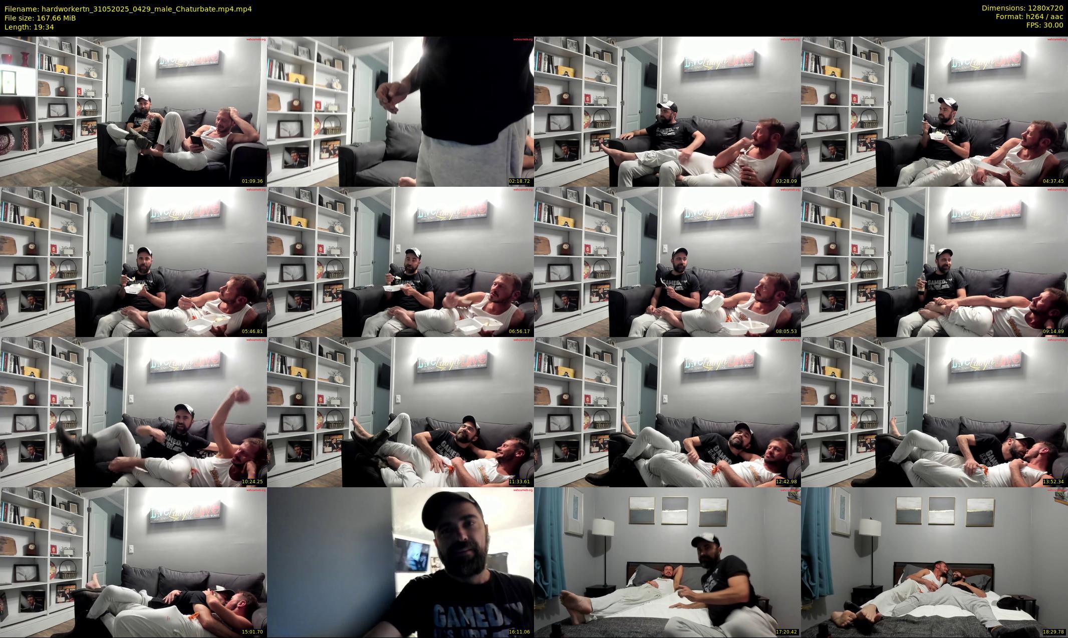 hardworkertn — 20 minute Chaturbate male cam show recording, 720p, May 31, 2025