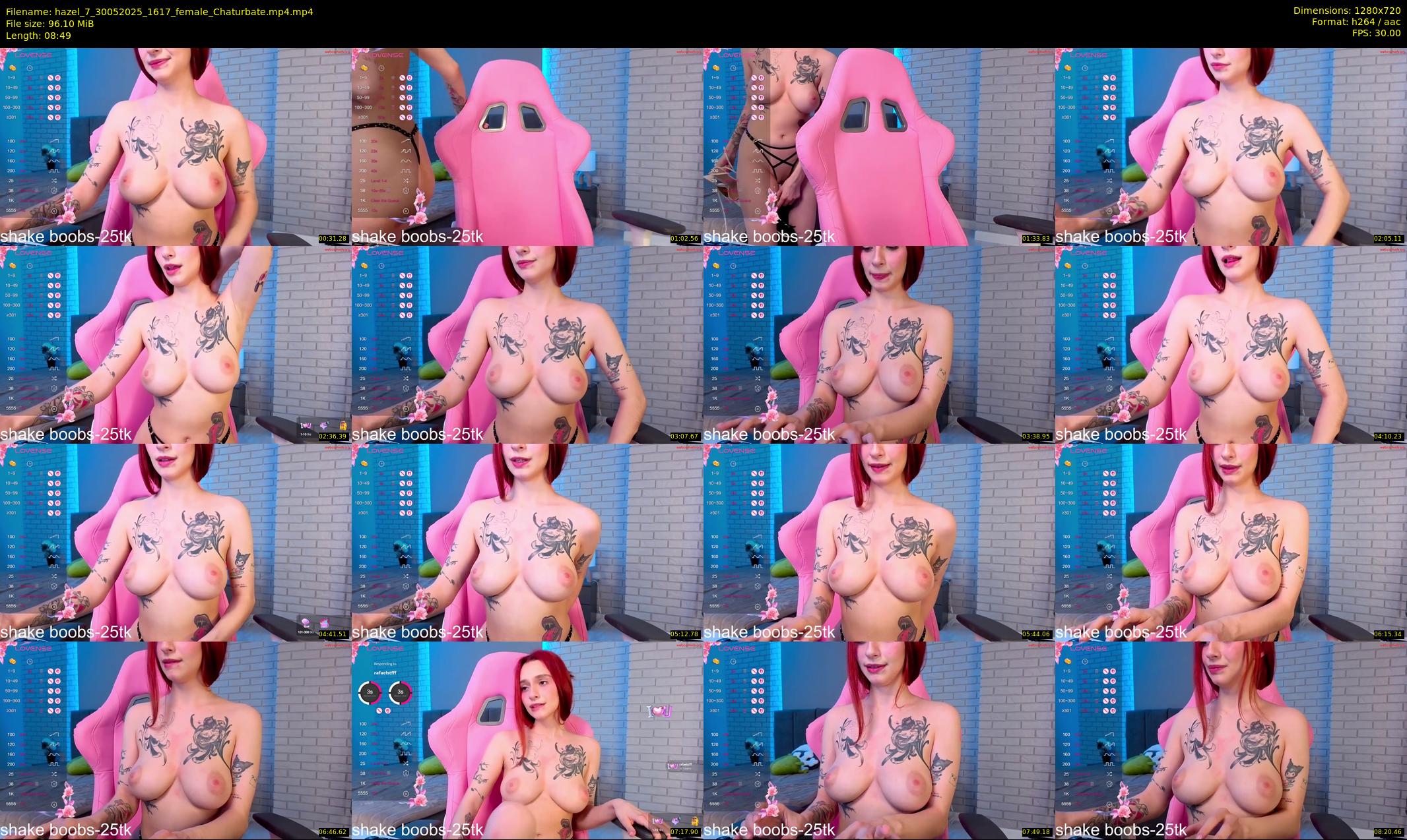 hazel_7 — 9 minute Chaturbate female cam show recording, 720p, May 30, 2025