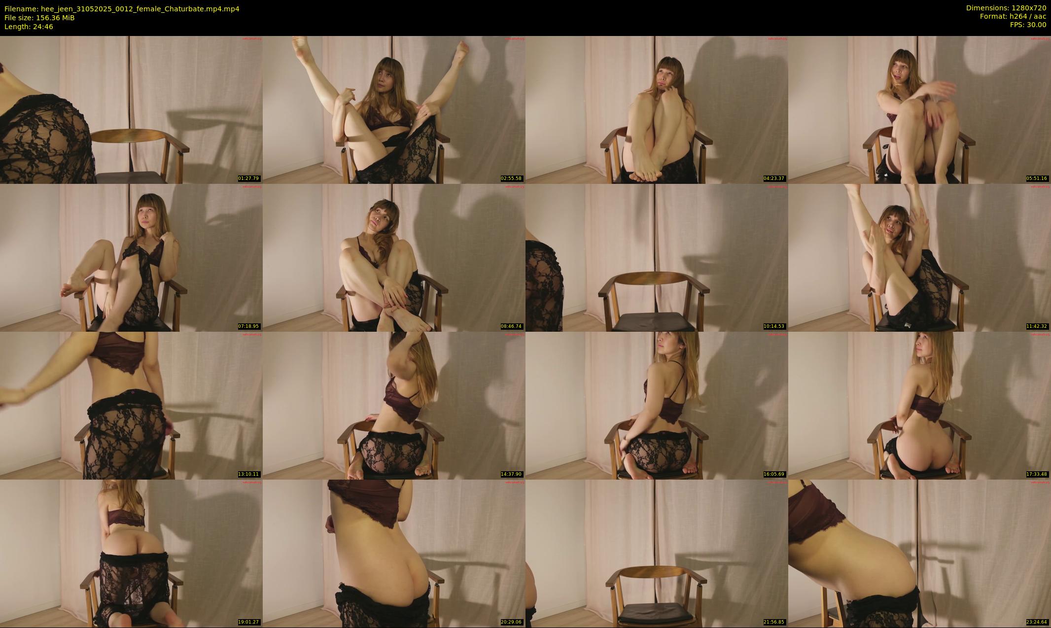 hee_jeen — 25 minute Chaturbate female cam show recording, 720p, May 31, 2025