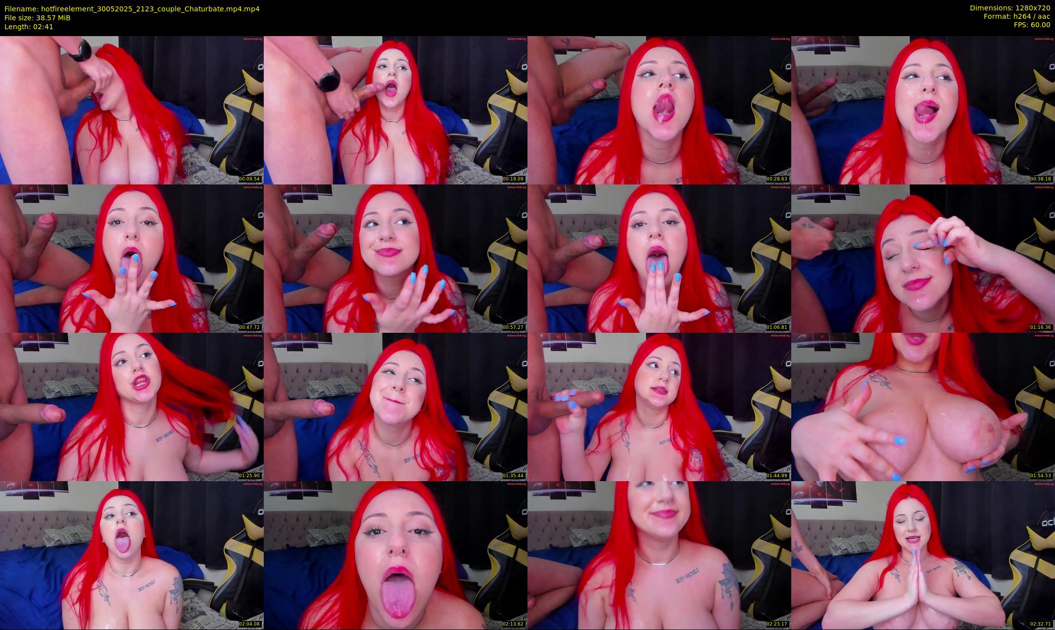 hotfireelement — 3 minute Chaturbate couple cam show recording, 720p, May 30, 2025