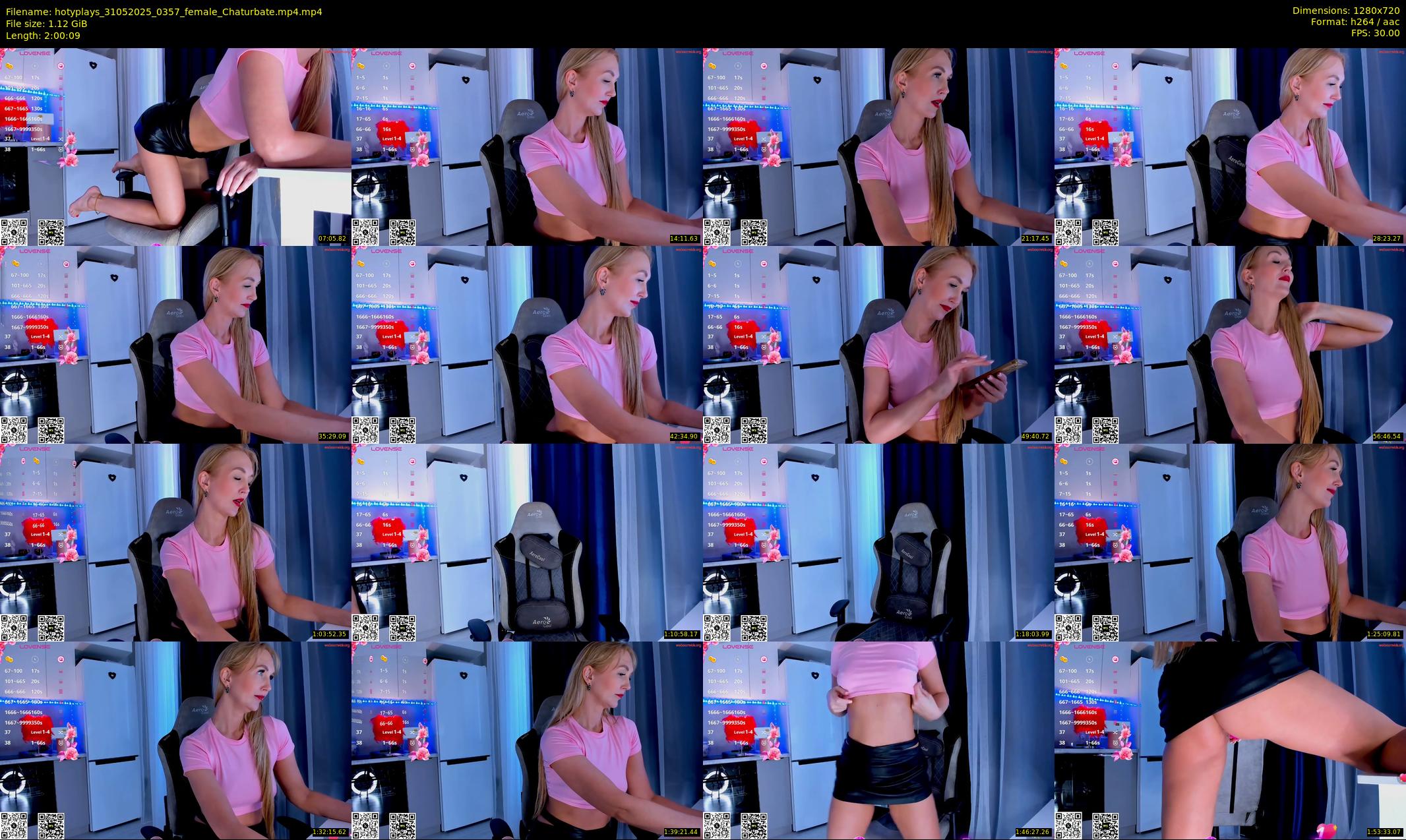 hotyplays — 121 minute Chaturbate female cam show recording, 720p, May 31, 2025
