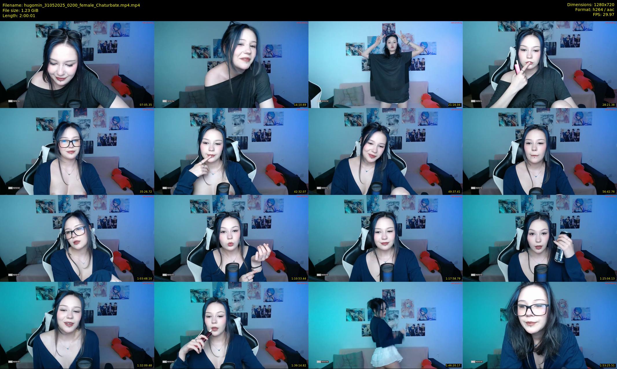 hugomin — 121 minute Chaturbate female cam show recording, 720p, May 31, 2025