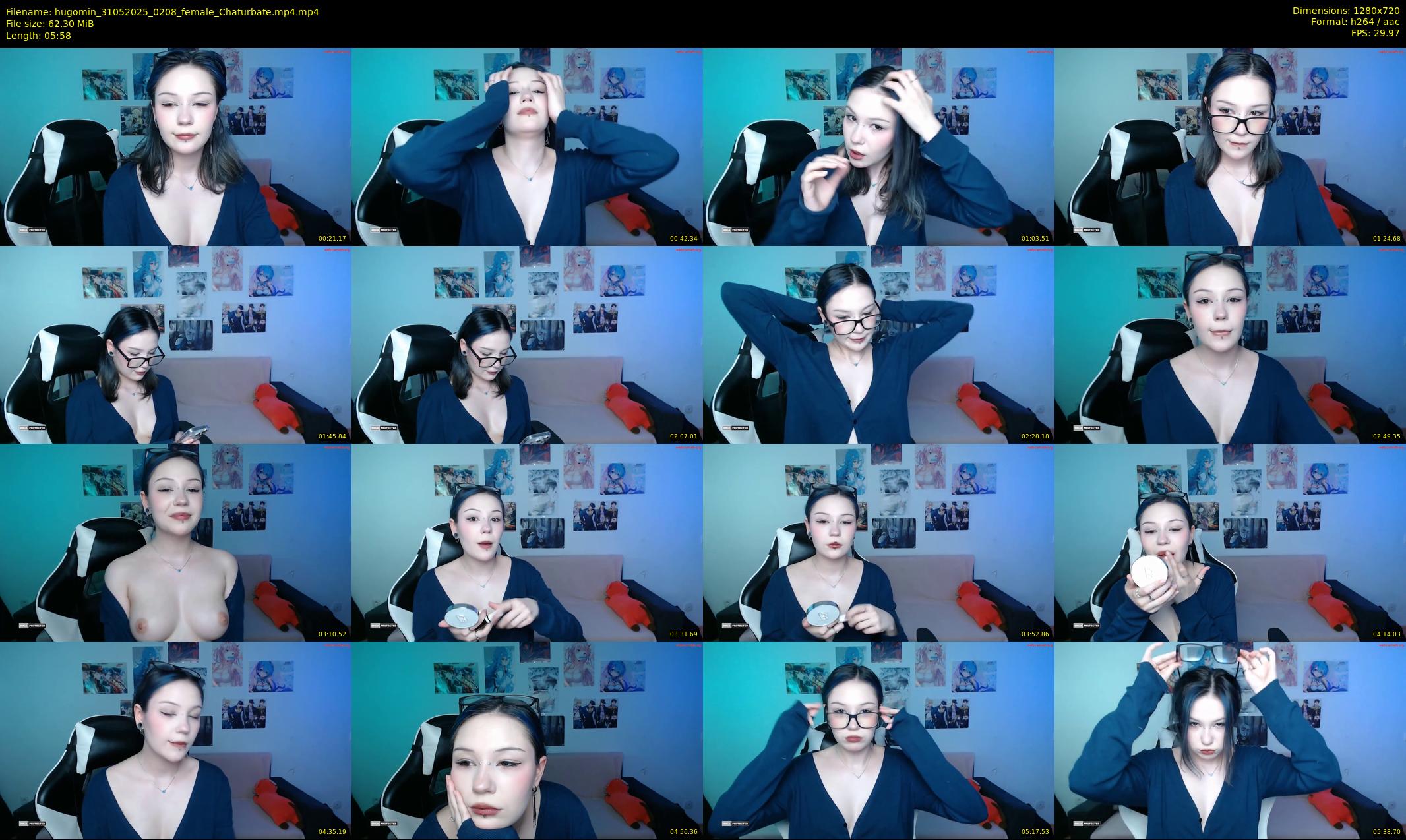 hugomin — 6 minute Chaturbate female cam show recording, 720p, May 31, 2025