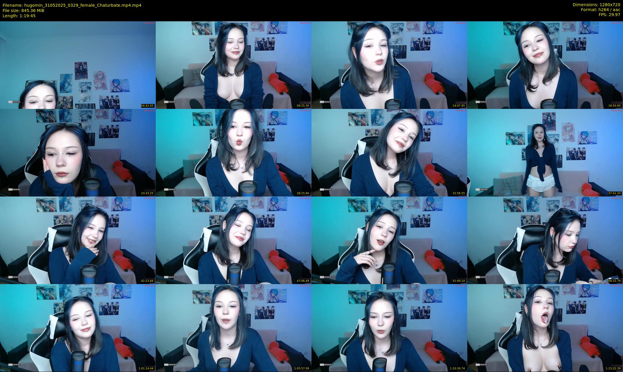 hugomin — 80 minute Chaturbate female cam show recording, 720p, May 31, 2025