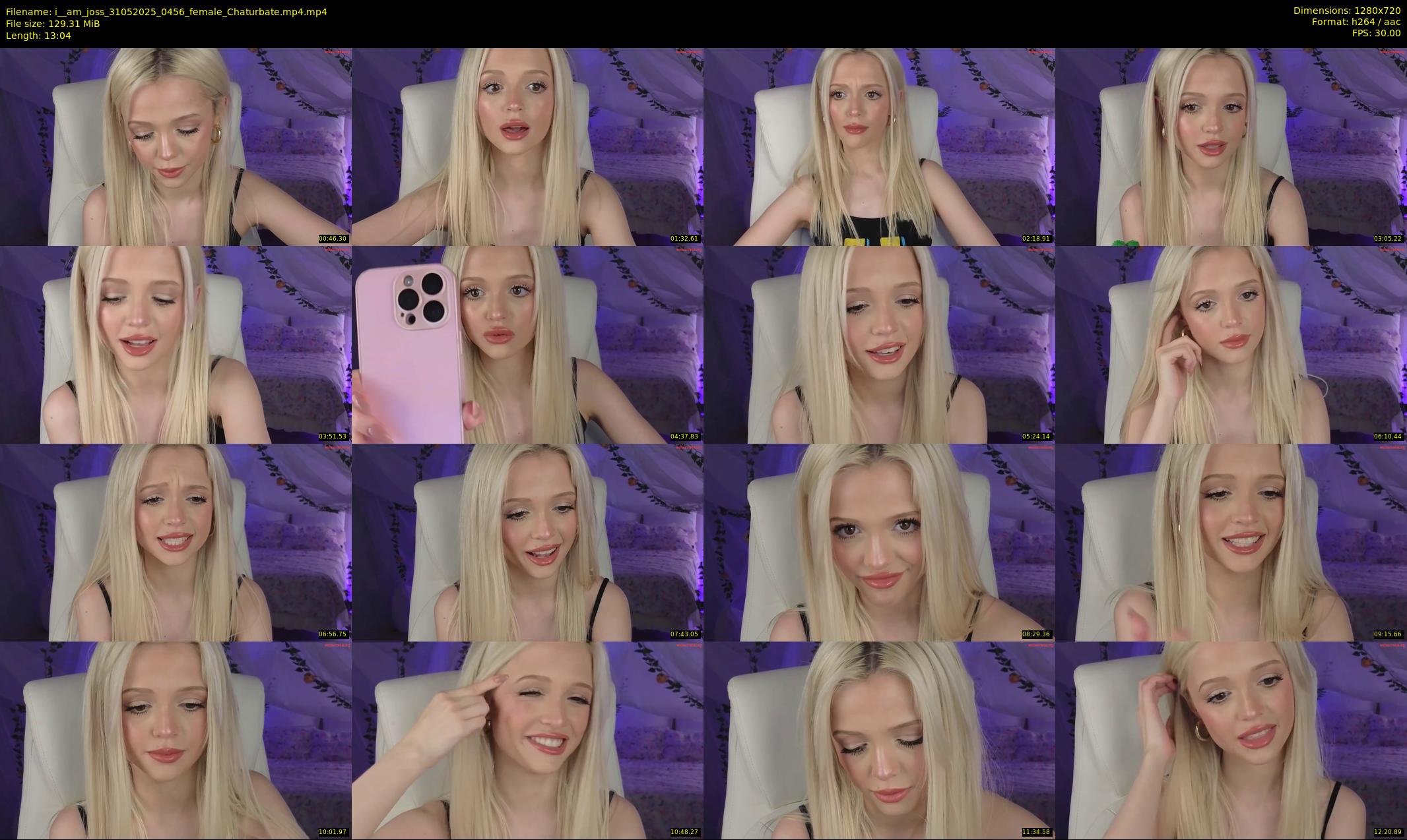 i__am_joss — 14 minute Chaturbate female cam show recording, 720p, May 31, 2025