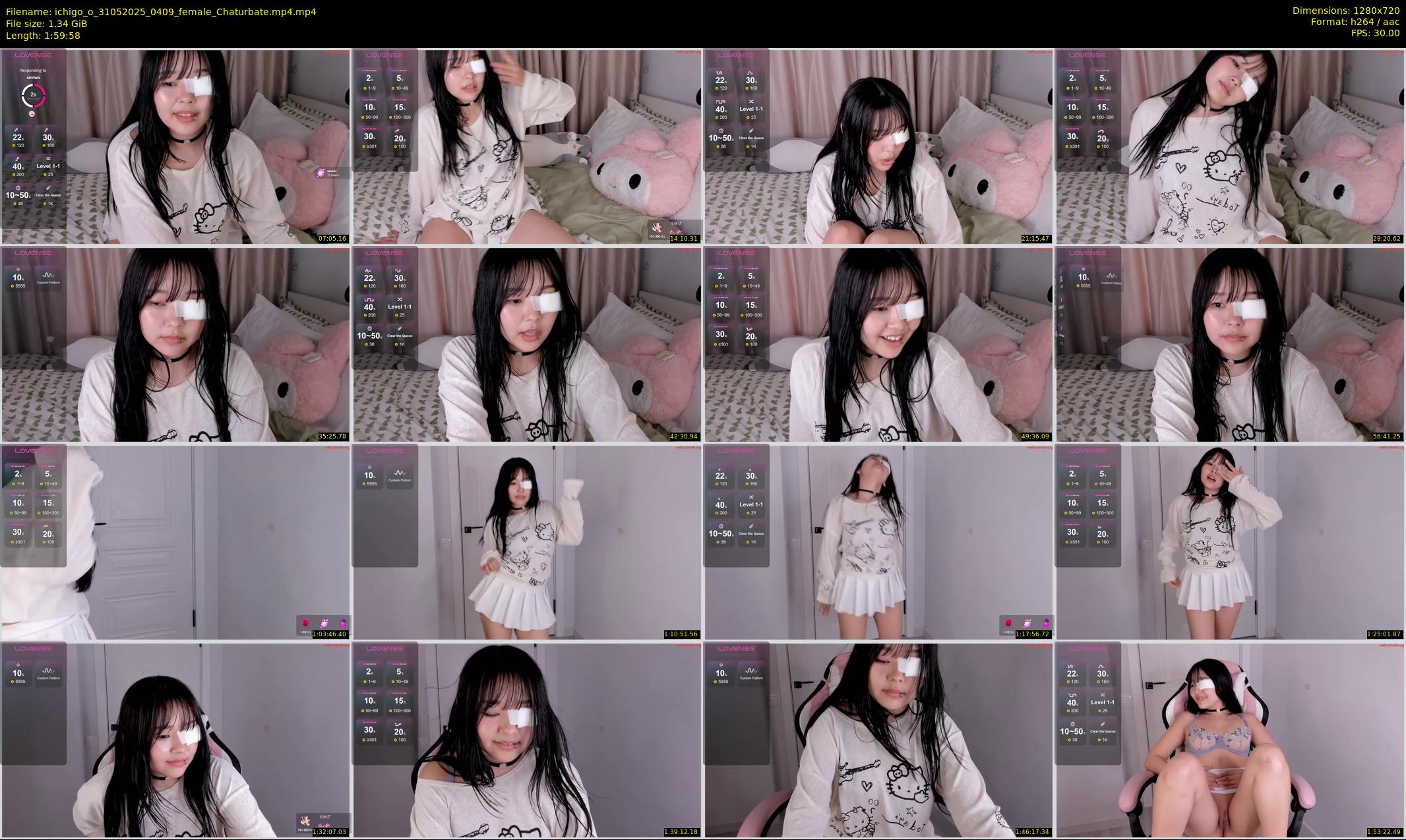 ichigo_o — 120 minute Chaturbate female cam show recording, 720p, May 31, 2025