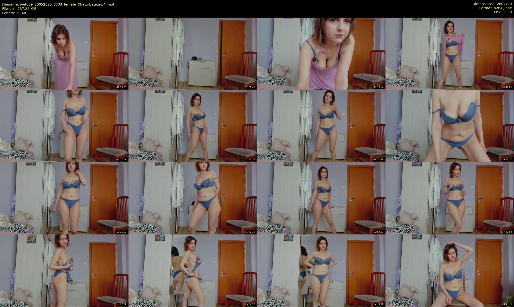 iveto69 — 20 minute Chaturbate female cam show recording, 720p, May 30, 2025