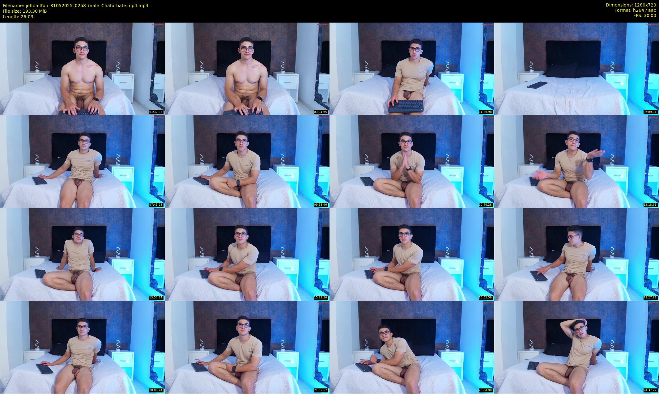 jeffdaltton — 27 minute Chaturbate male cam show recording, 720p, May 31, 2025