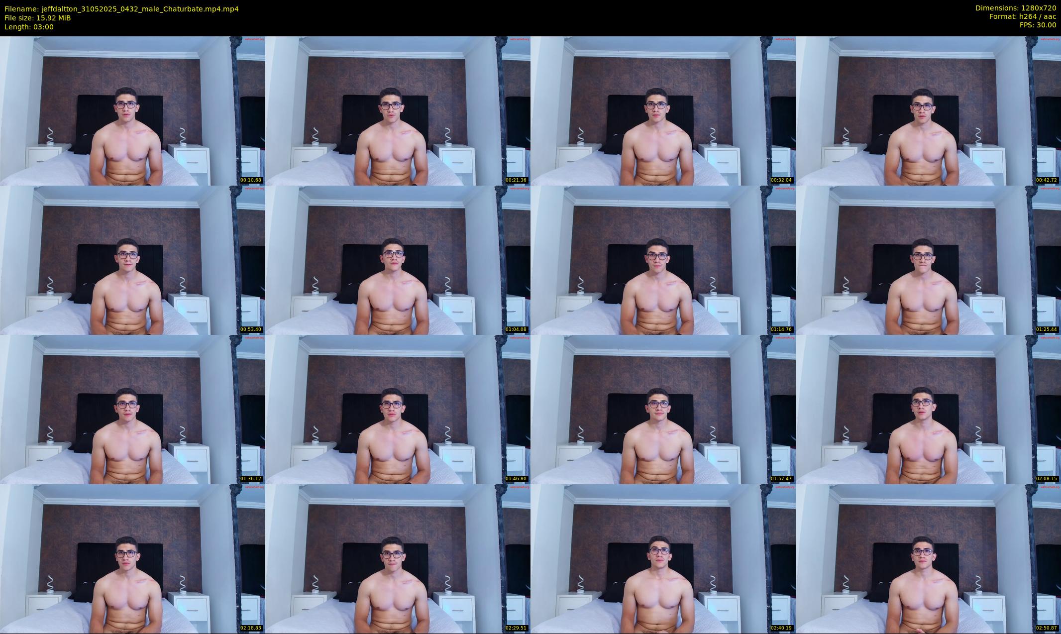 jeffdaltton — 3 minute Chaturbate male cam show recording, 720p, May 31, 2025
