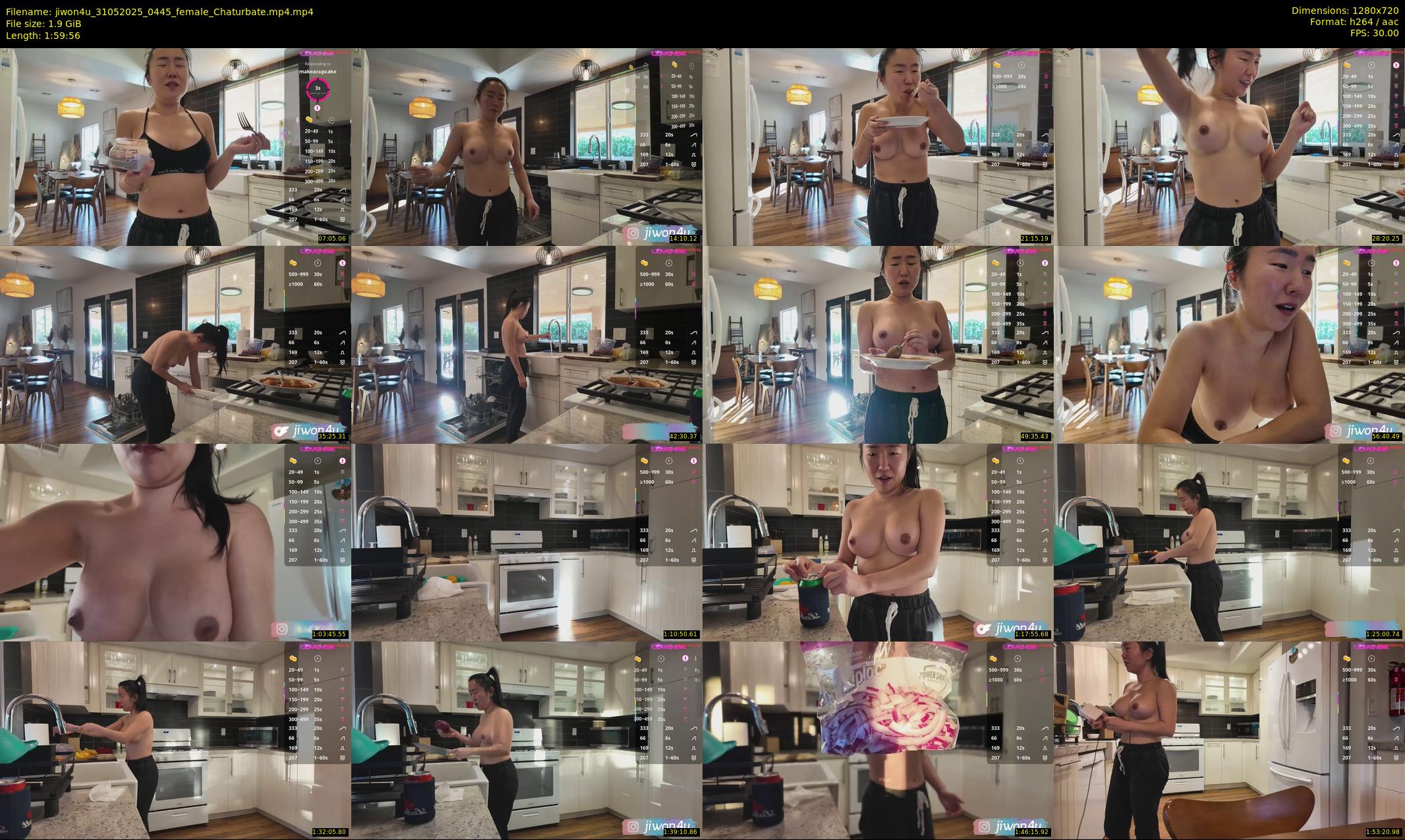 jiwon4u — 120 minute Chaturbate female cam show recording, 720p, May 31, 2025