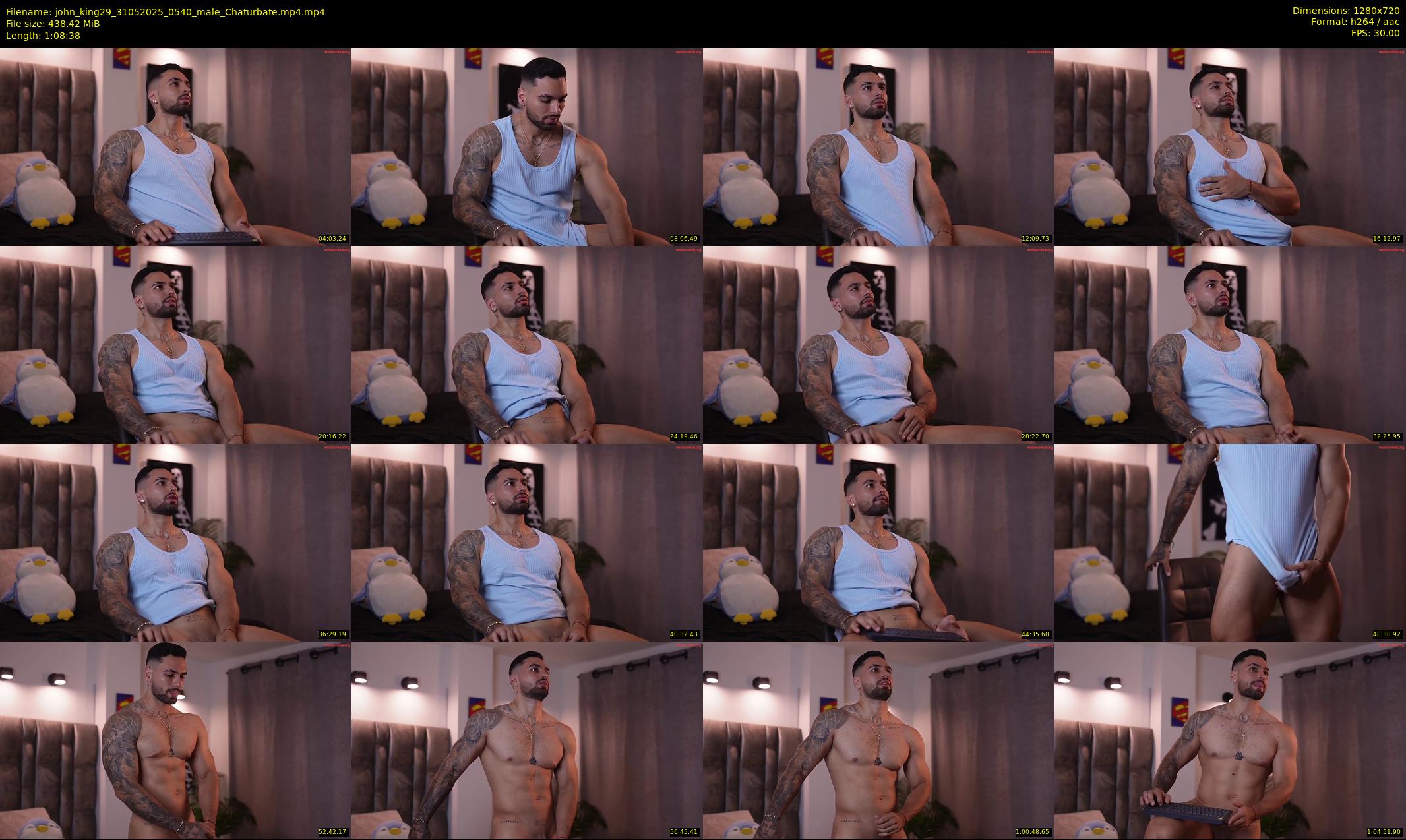 john_king29 — 69 minute Chaturbate male cam show recording, 720p, May 31, 2025