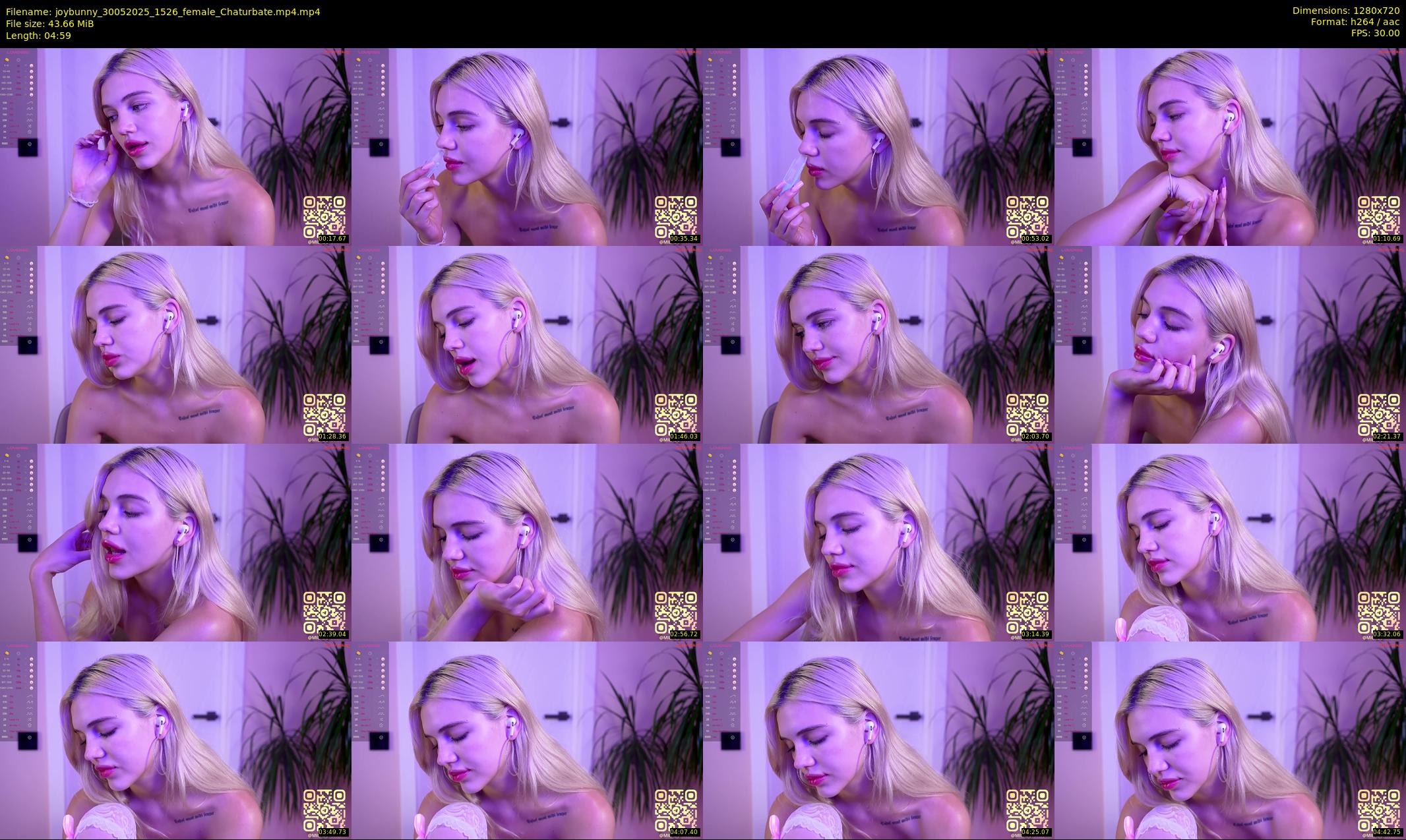 joybunny — 5 minute Chaturbate female cam show recording, 720p, May 30, 2025