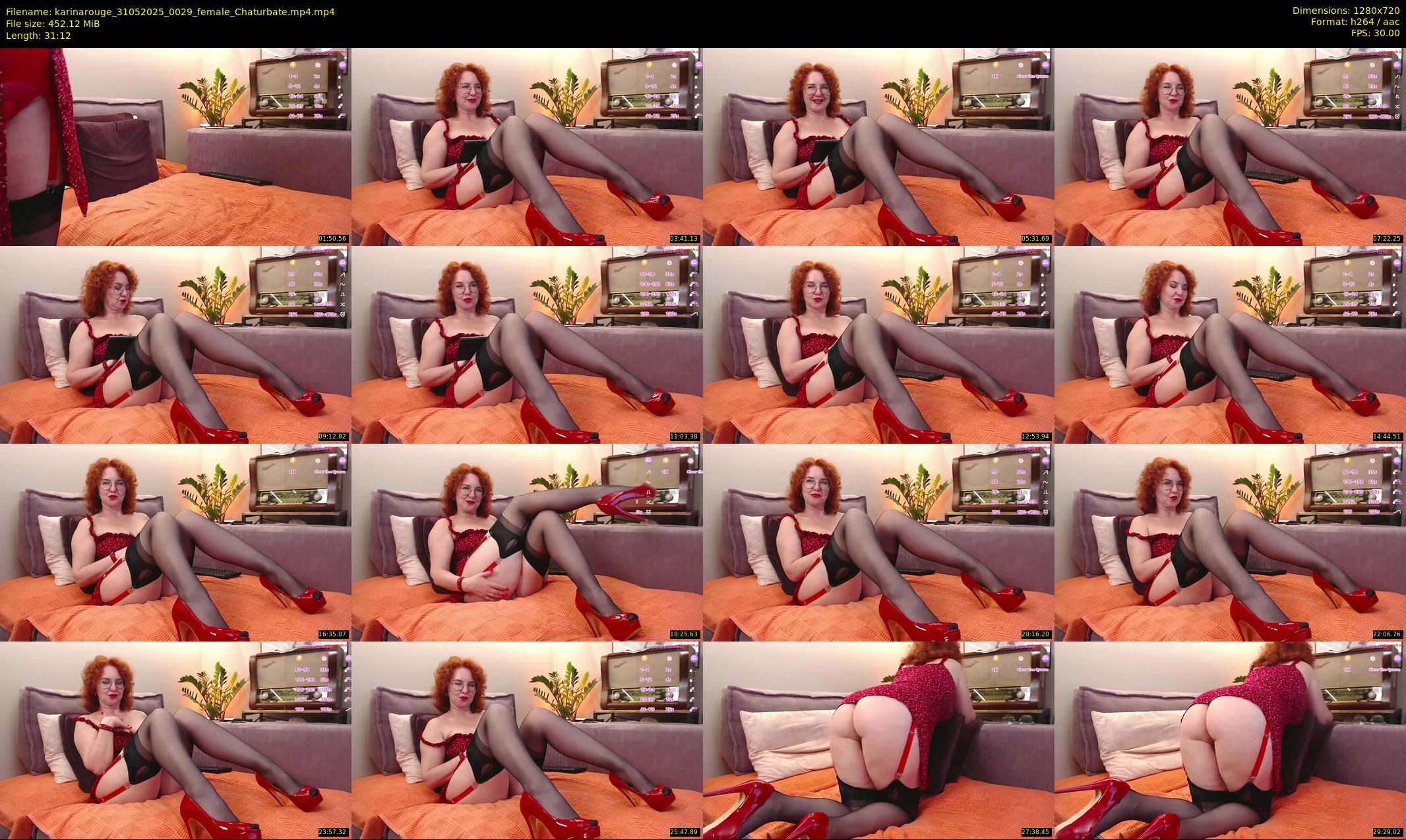 karinarouge — 32 minute Chaturbate female cam show recording, 720p, May 31, 2025