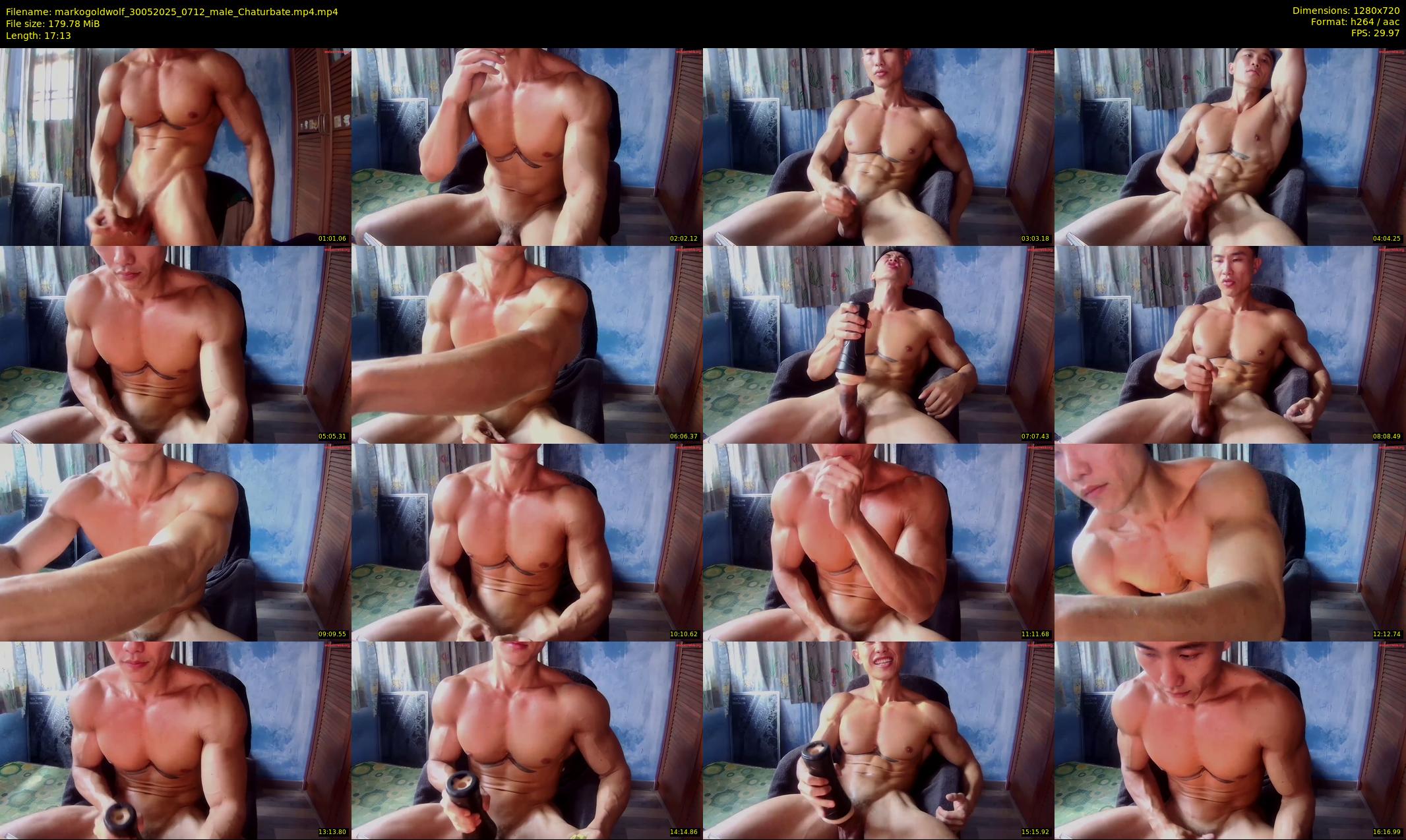markogoldwolf — 18 minute Chaturbate male cam show recording, 720p, May 30, 2025