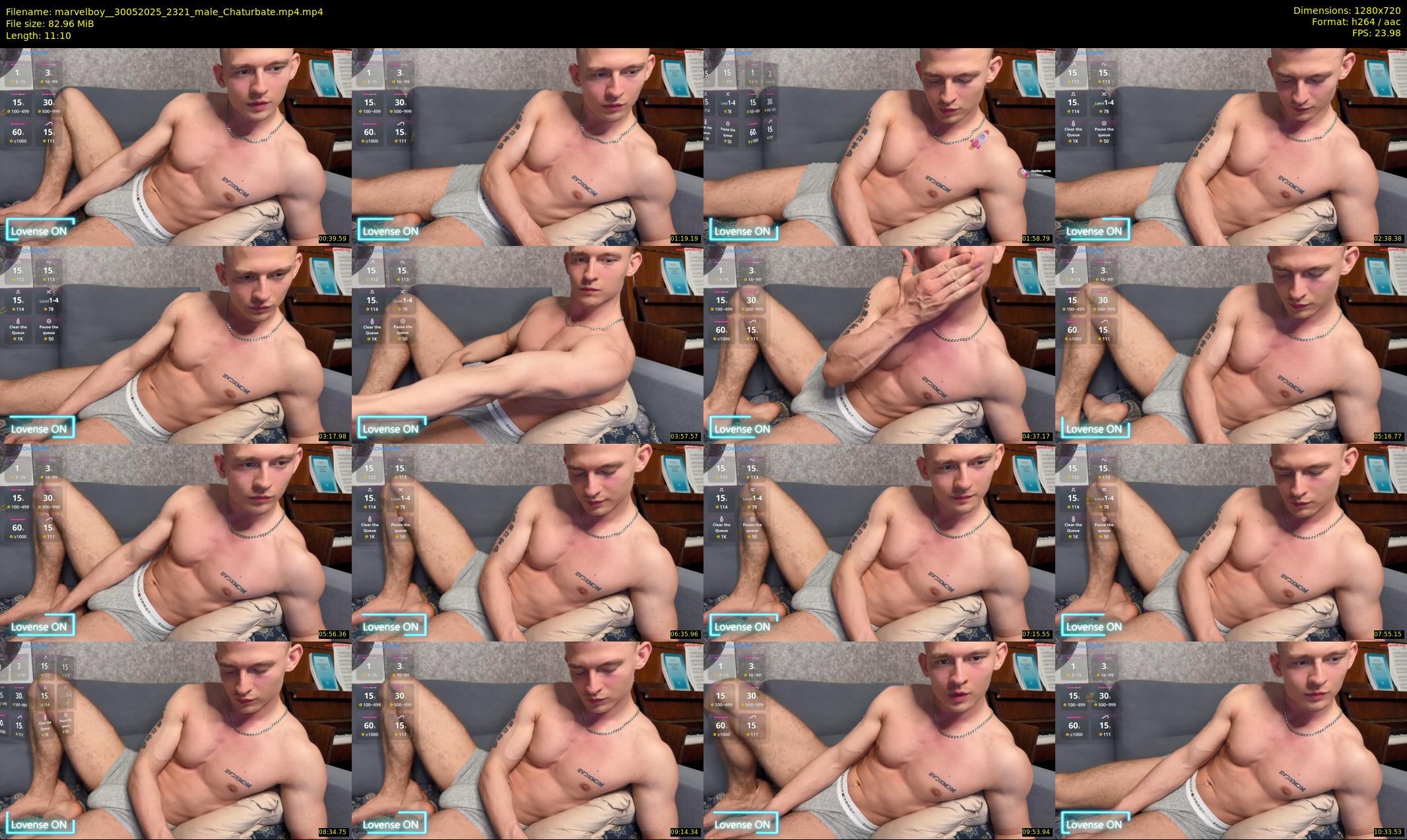 marvelboy_ — 12 minute Chaturbate male cam show recording, 720p, May 30, 2025