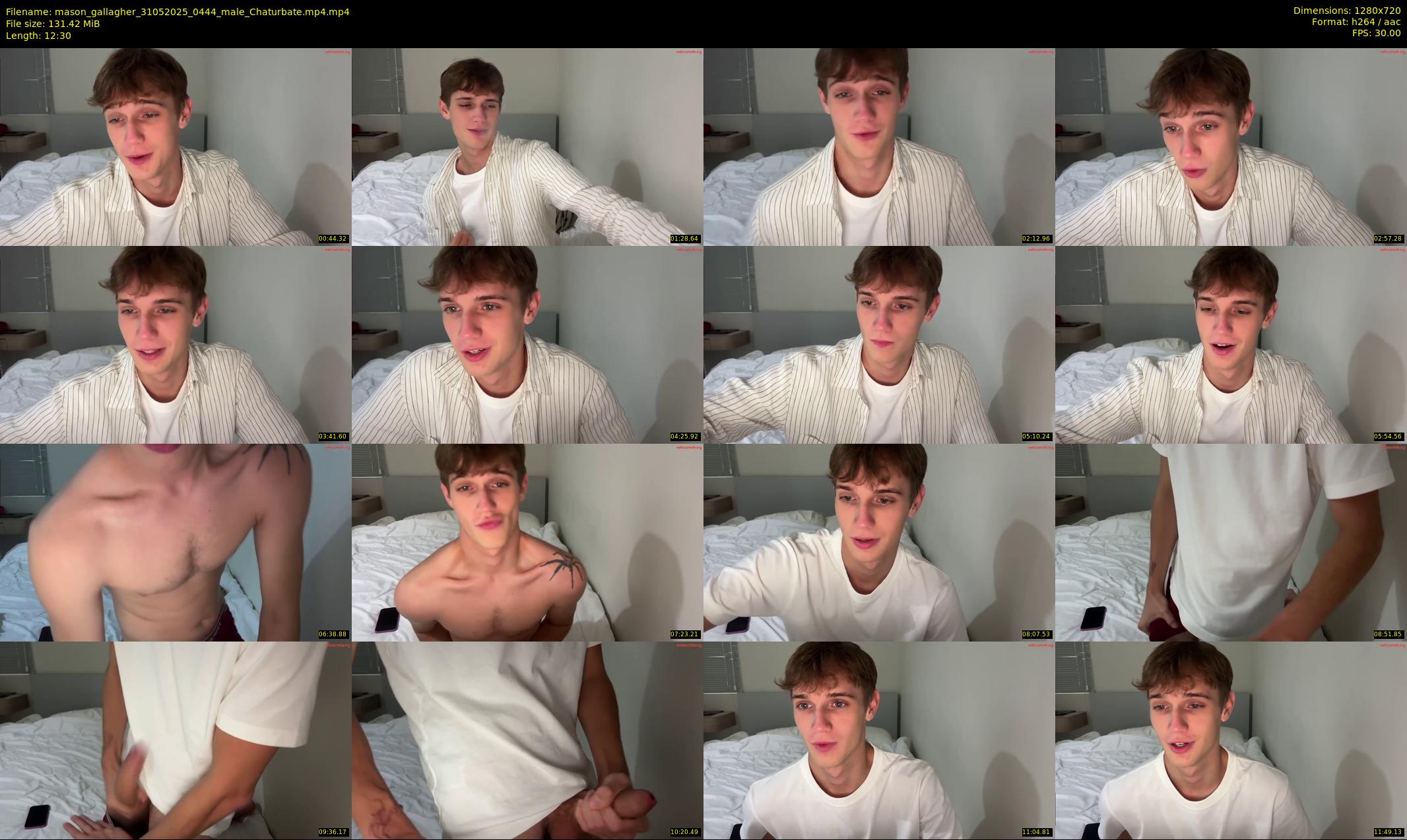 mason_gallagher — 13 minute Chaturbate male cam show recording, 720p, May 31, 2025