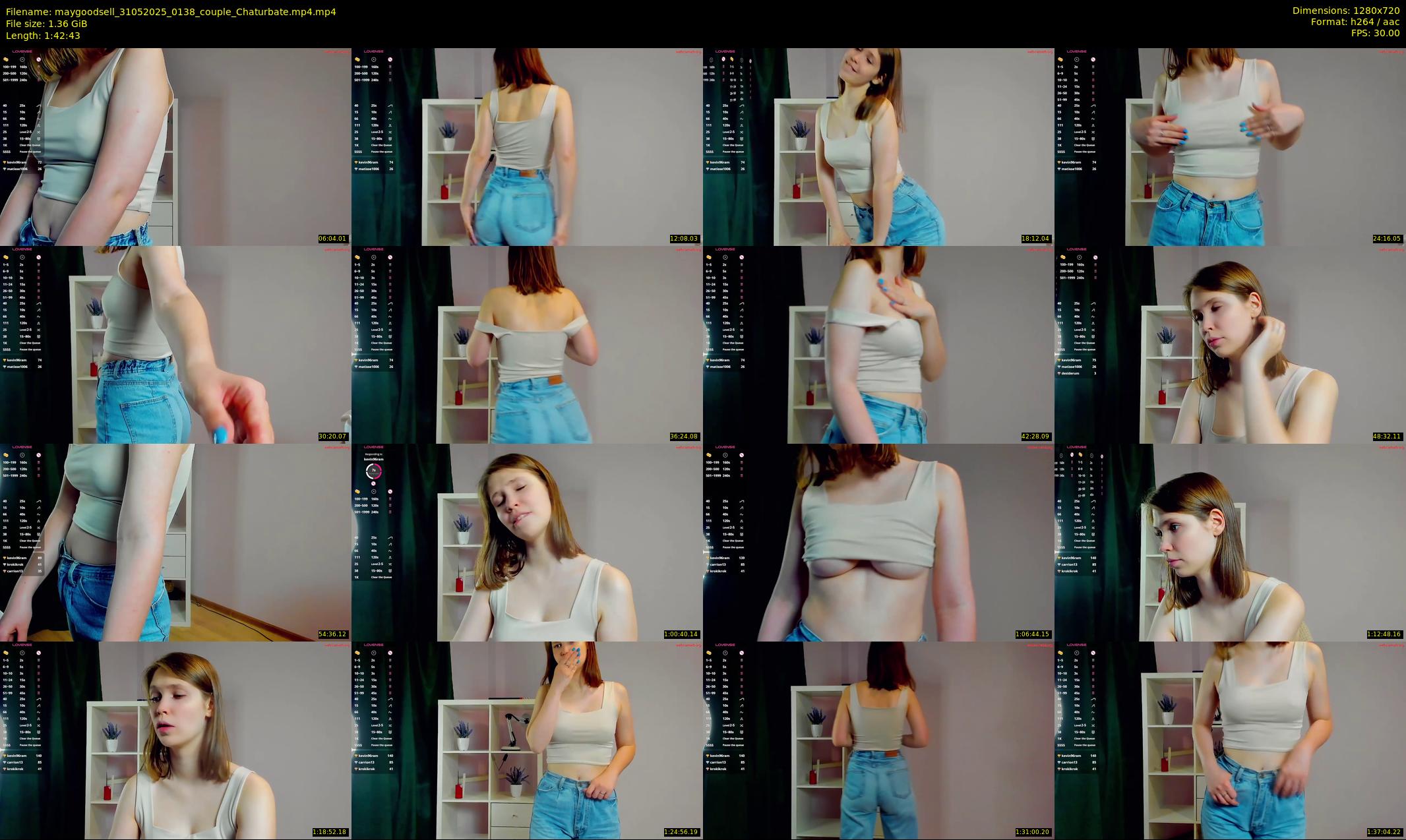 maygoodsell — 103 minute Chaturbate couple cam show recording, 720p, May 31, 2025