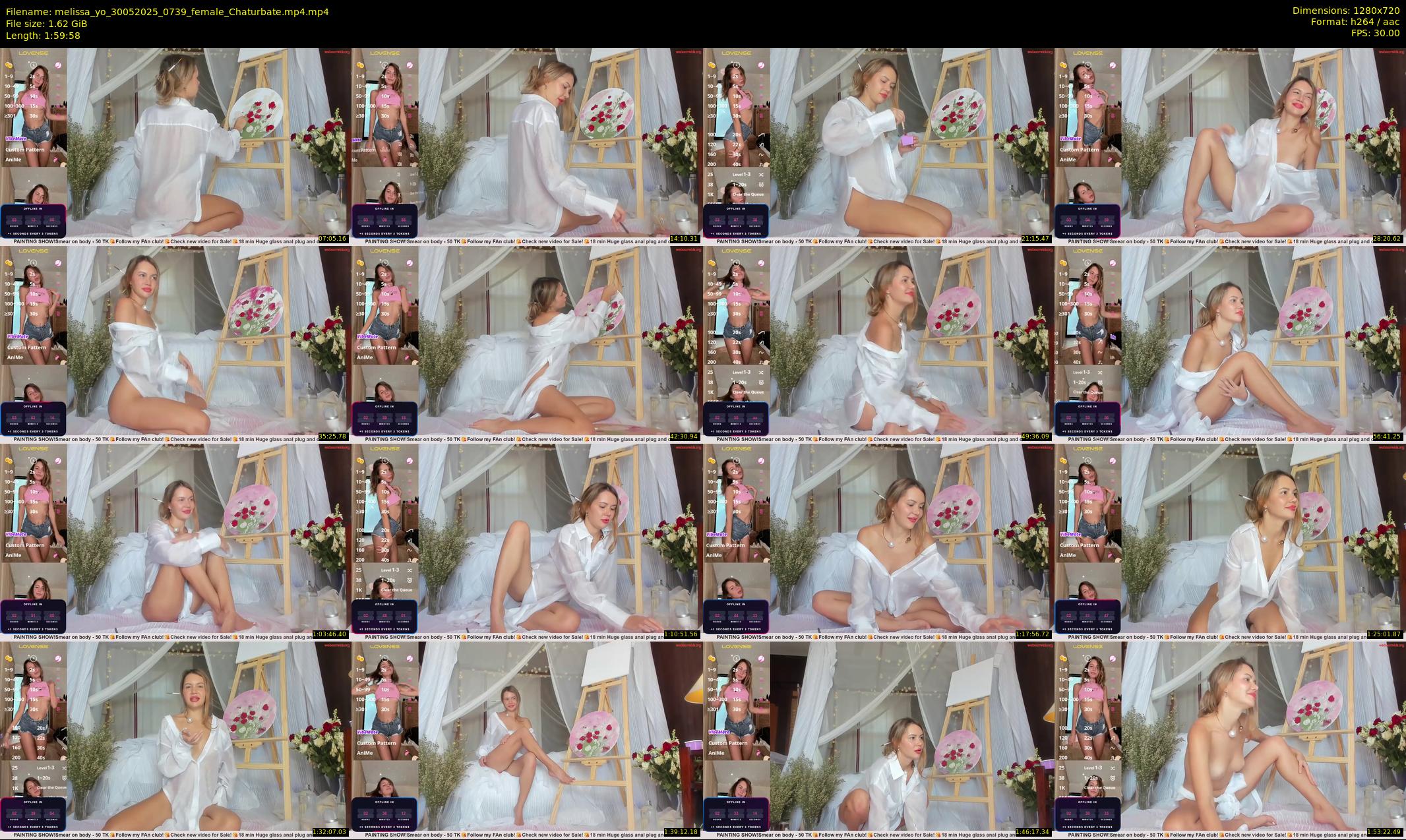 melissa_yo — 120 minute Chaturbate female cam show recording, 720p, May 30, 2025
