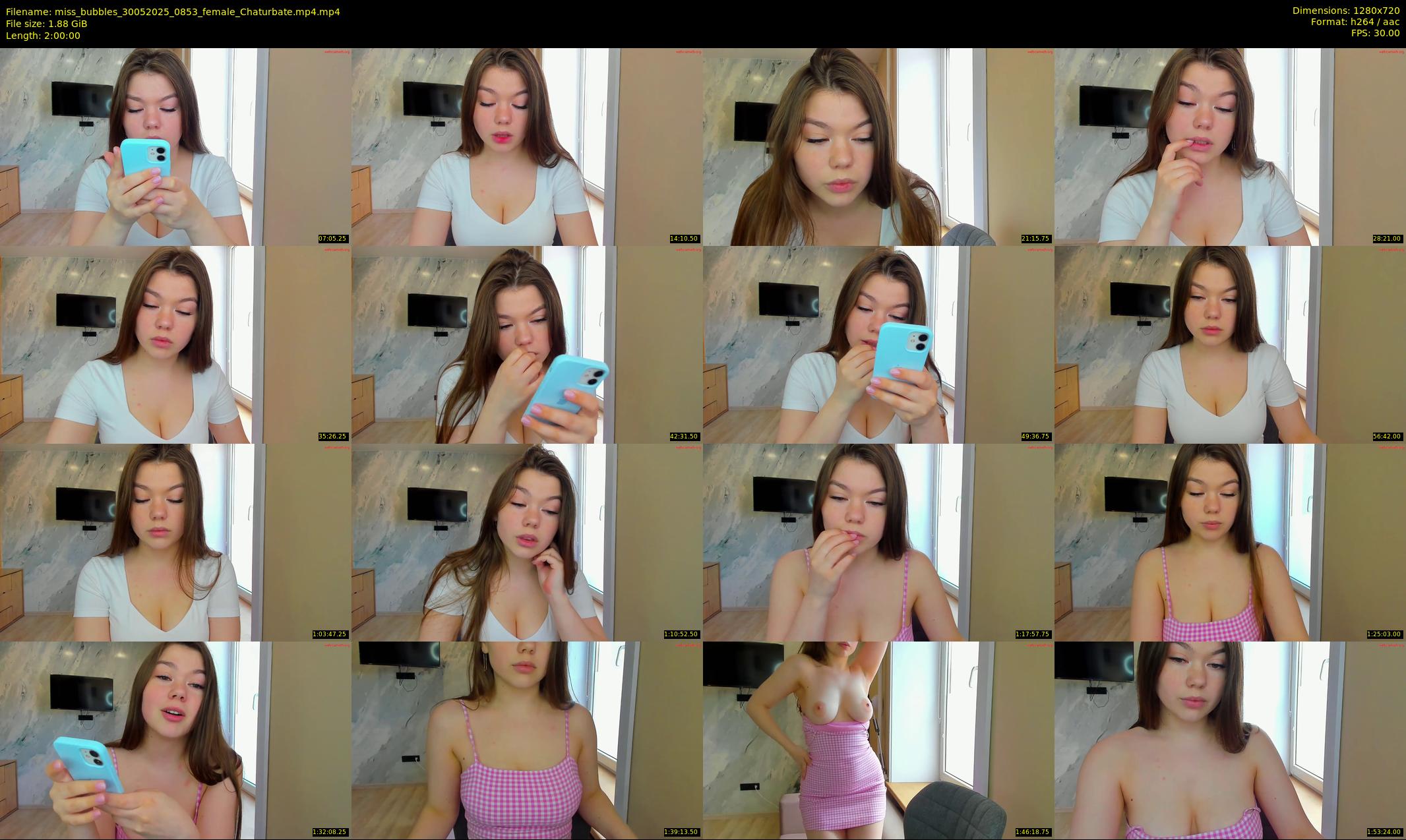 miss_bubbles — 120 minute Chaturbate female cam show recording, 720p, May 30, 2025