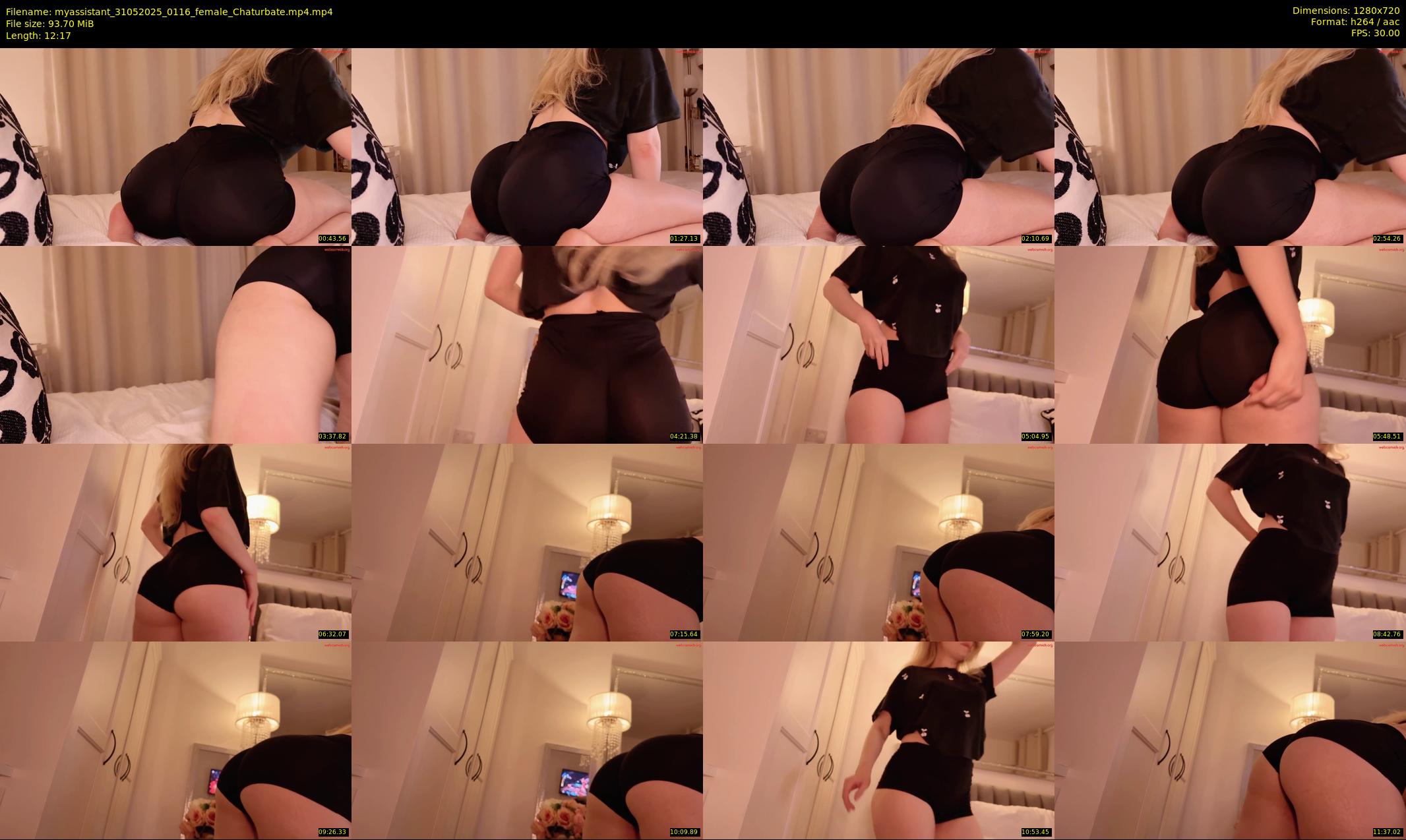 myassistant — 13 minute Chaturbate female cam show recording, 720p, May 31, 2025