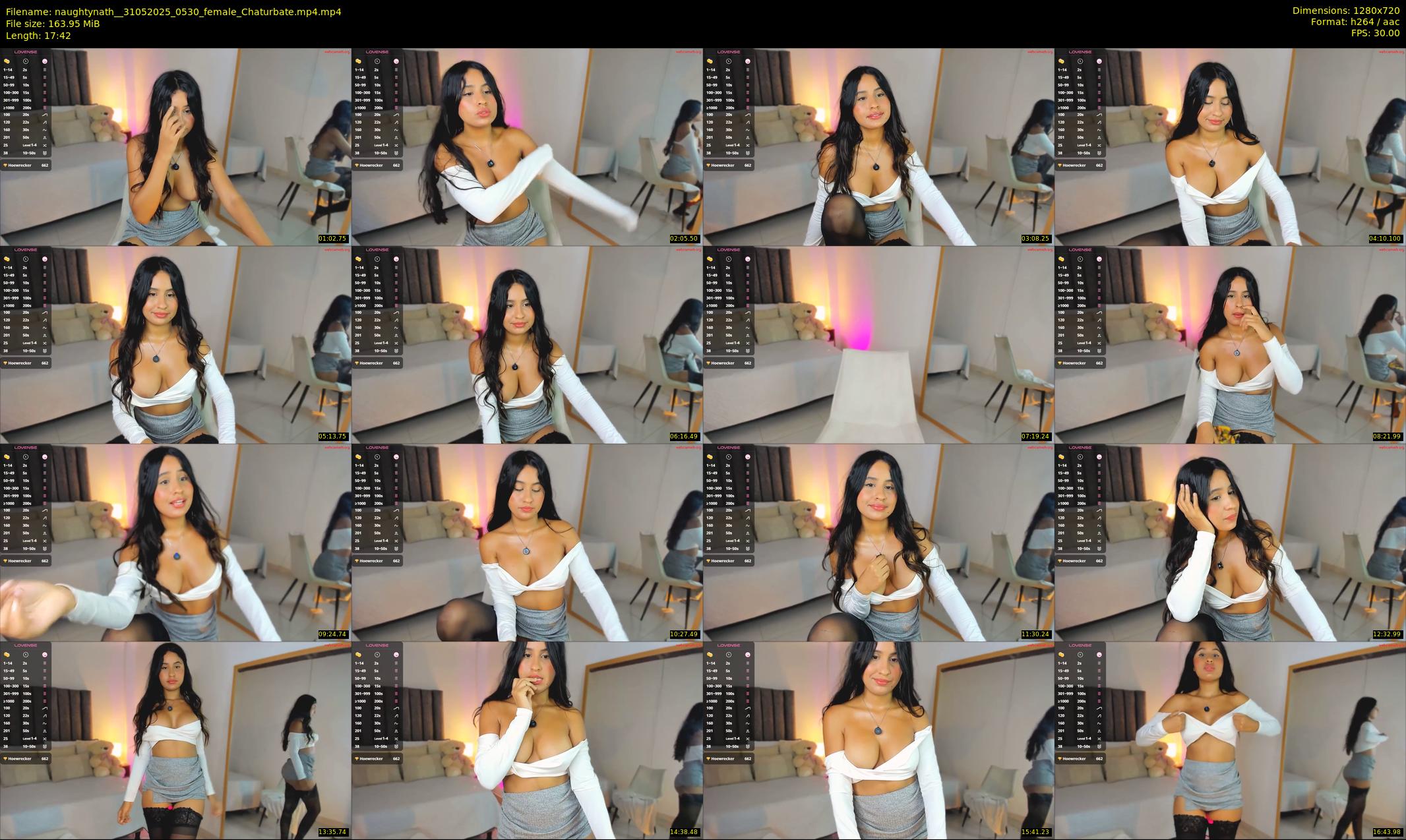 naughtynath_ — 18 minute Chaturbate female cam show recording, 720p, May 31, 2025