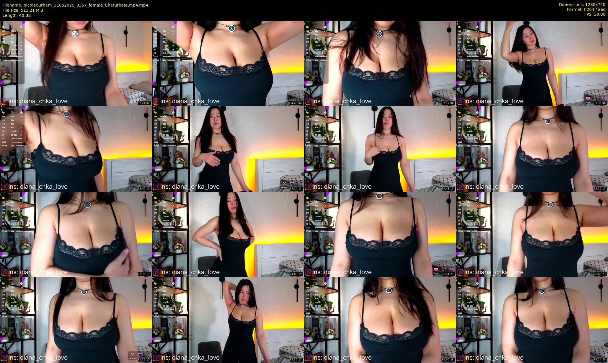 nicoledurham — 41 minute Chaturbate female cam show recording, 720p, May 31, 2025