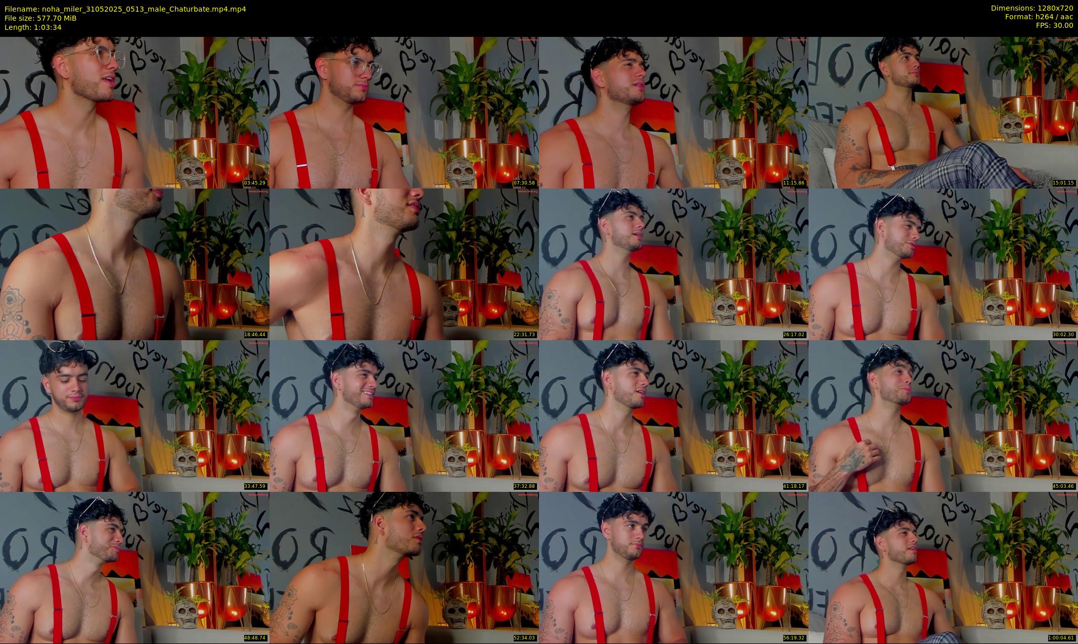 noha_miler — 64 minute Chaturbate male cam show recording, 720p, May 31, 2025