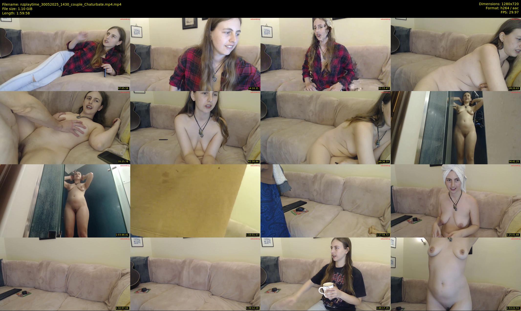 nzplaytime — 120 minute Chaturbate couple cam show recording, 720p, May 30, 2025