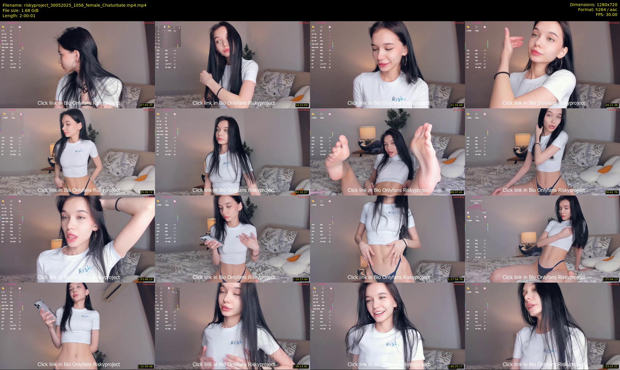 riskyproject — 121 minute Chaturbate couple cam show recording, 720p, May 30, 2025