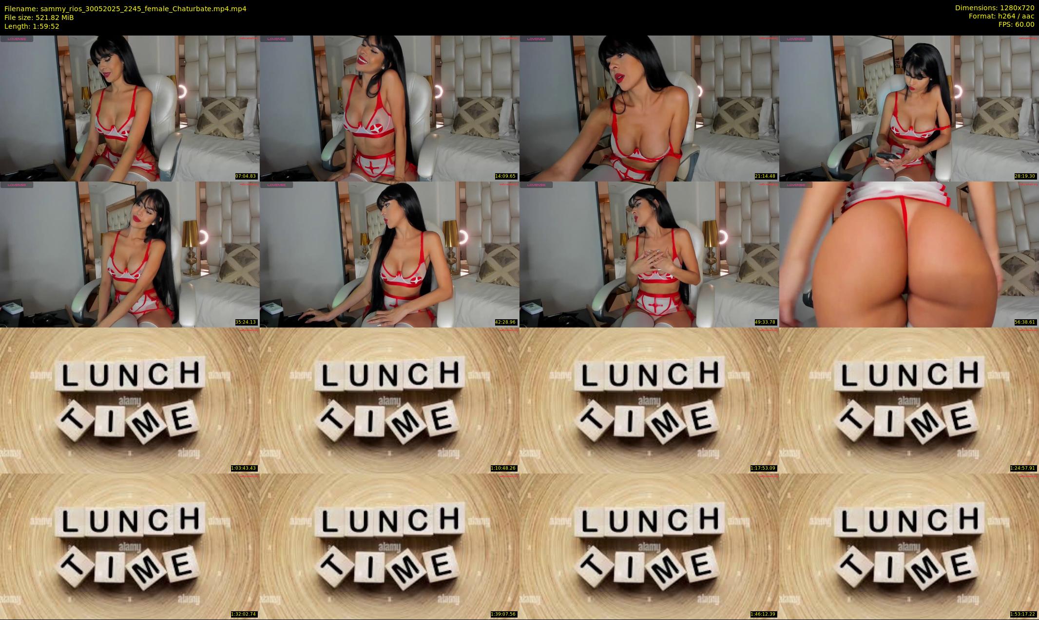 sammy_rios — 120 minute Chaturbate female cam show recording, 720p, May 30, 2025