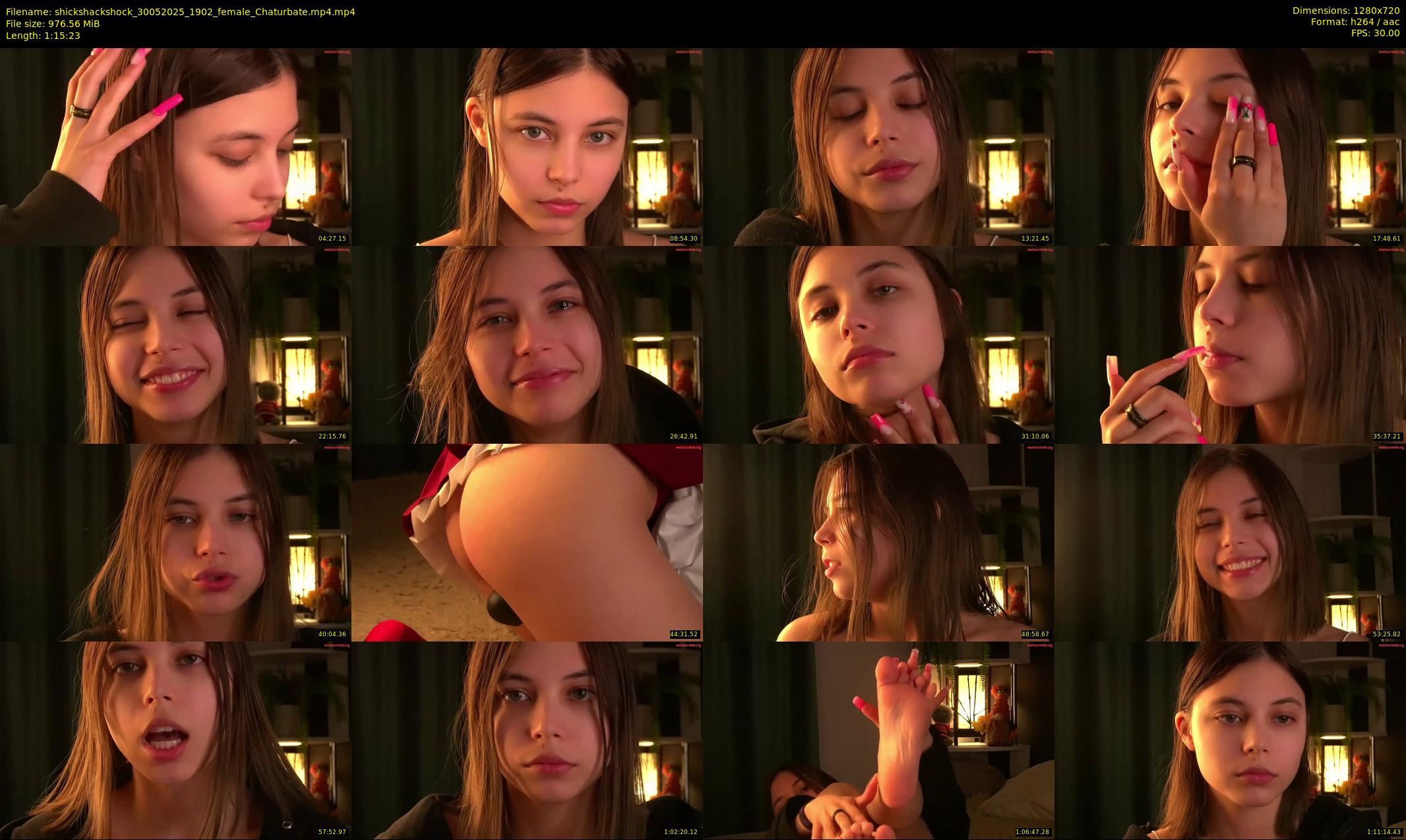 shickshackshock — 76 minute Chaturbate female cam show recording, 720p, May 30, 2025