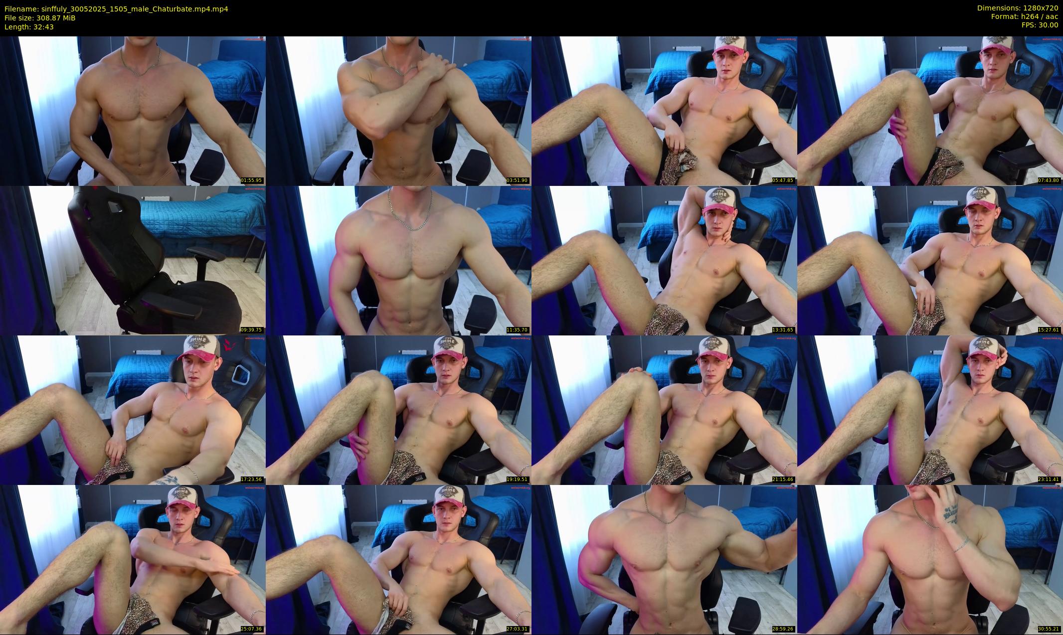 sinffuly — 33 minute Chaturbate male cam show recording, 720p, May 30, 2025