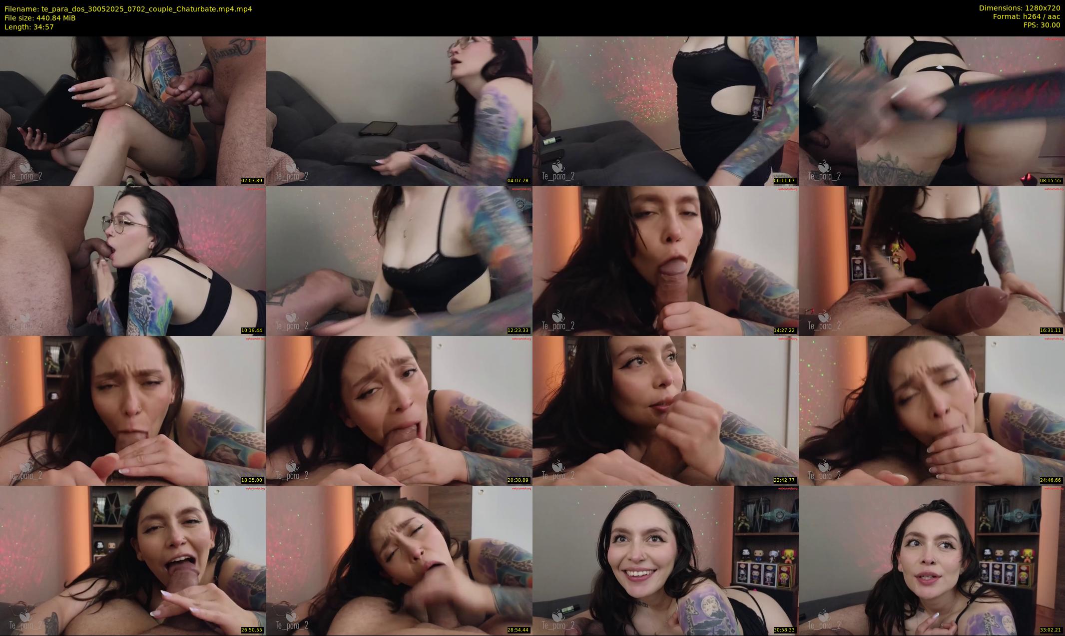 te_para_dos — 35 minute Chaturbate couple cam show recording, 720p, May 30, 2025