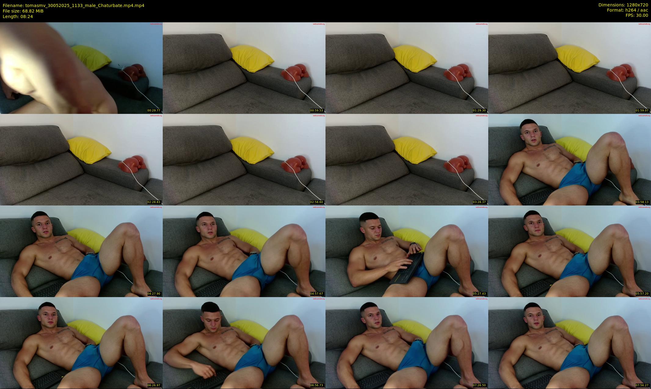 tomasmv — 9 minute Chaturbate male cam show recording, 720p, May 30, 2025
