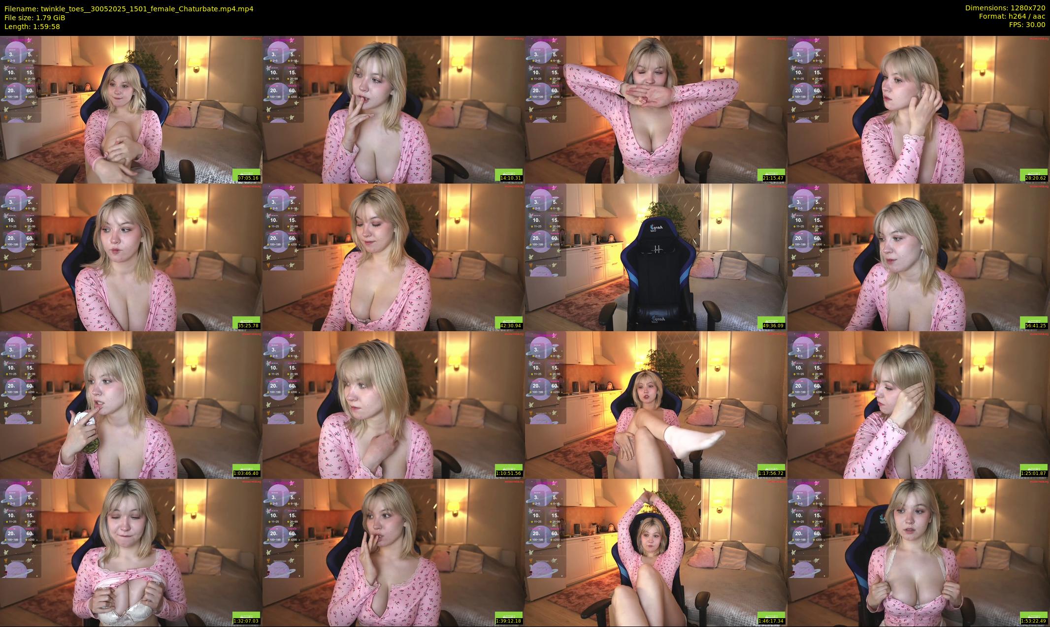 twinkle_toes_ — 120 minute Chaturbate female cam show recording, 720p, May 30, 2025