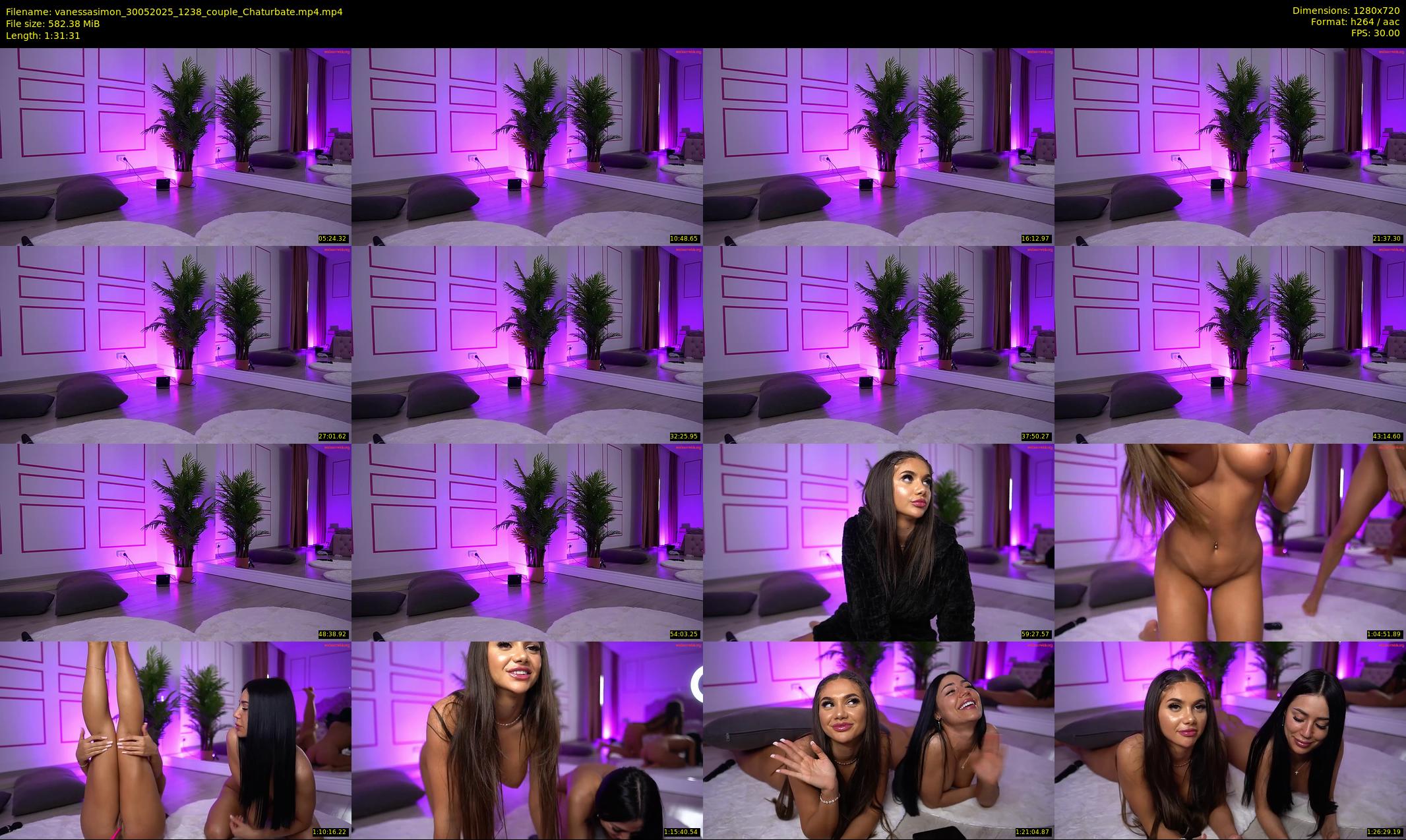 vanessasimon — 92 minute Chaturbate female cam show recording, 720p, May 30, 2025