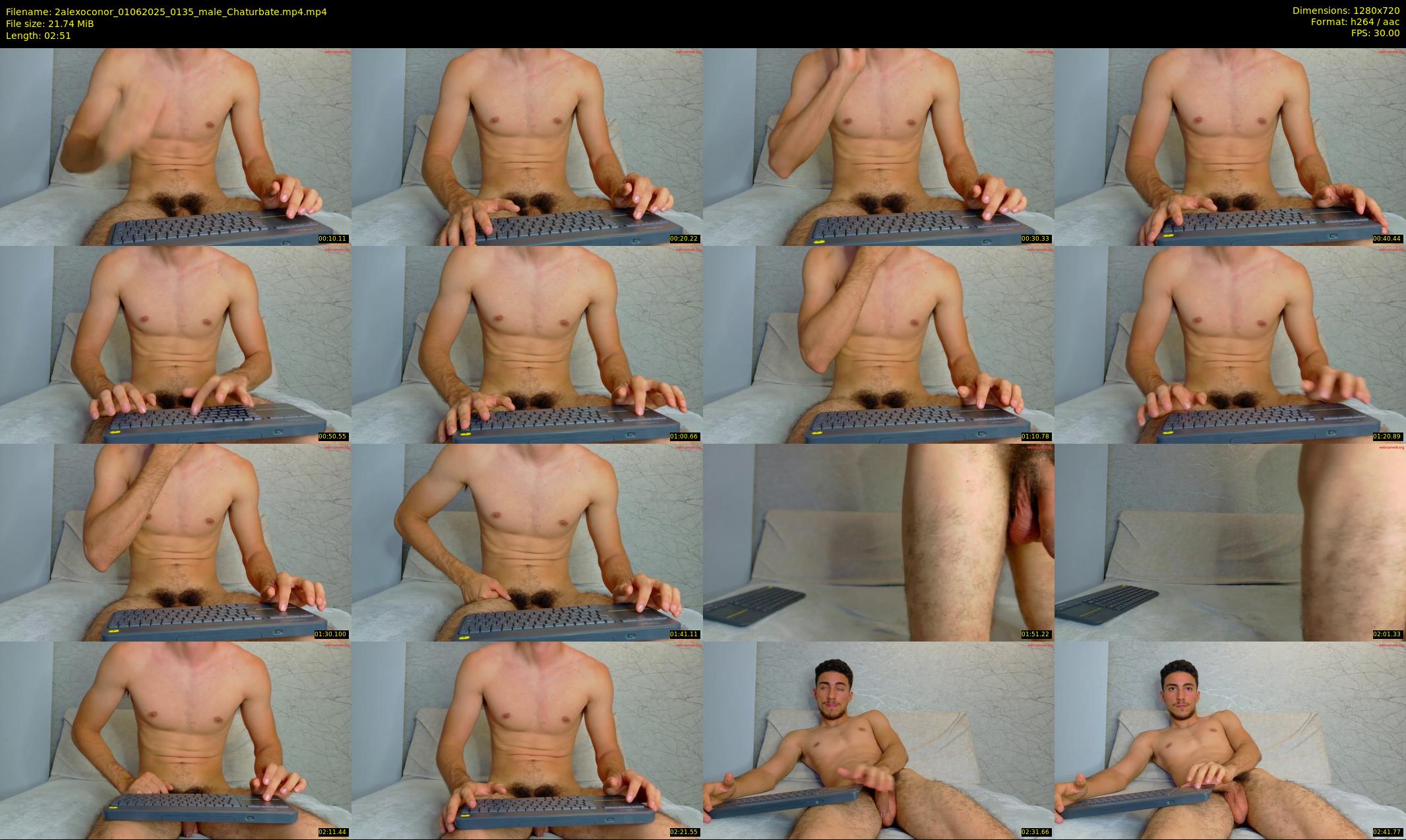 2alexoconor — 3 minute Chaturbate male cam show recording, 720p, Jun 1, 2025