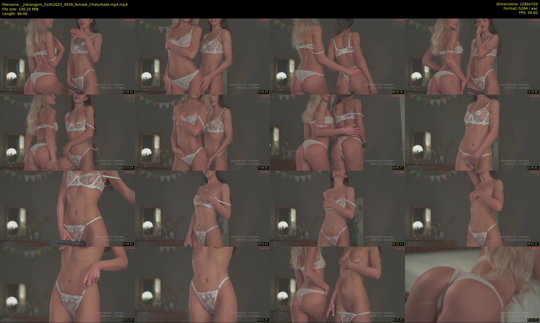 _2strangers — 48 minute Chaturbate couple cam show recording, 720p, May 31, 2025
