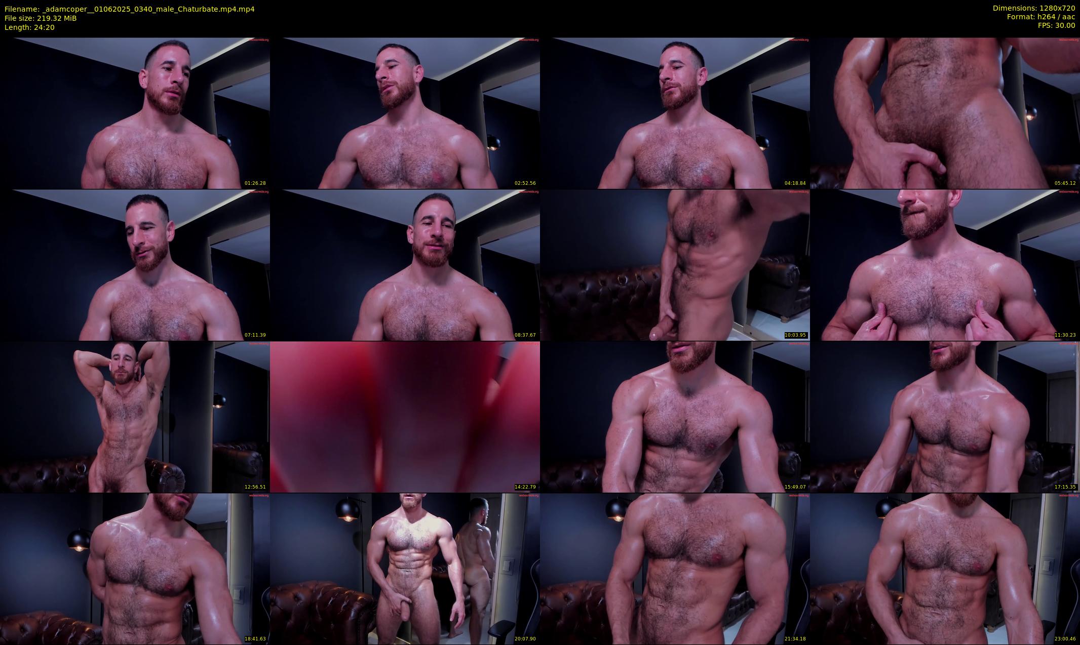 _adamcoper_ — 25 minute Chaturbate male cam show recording, 720p, Jun 1, 2025